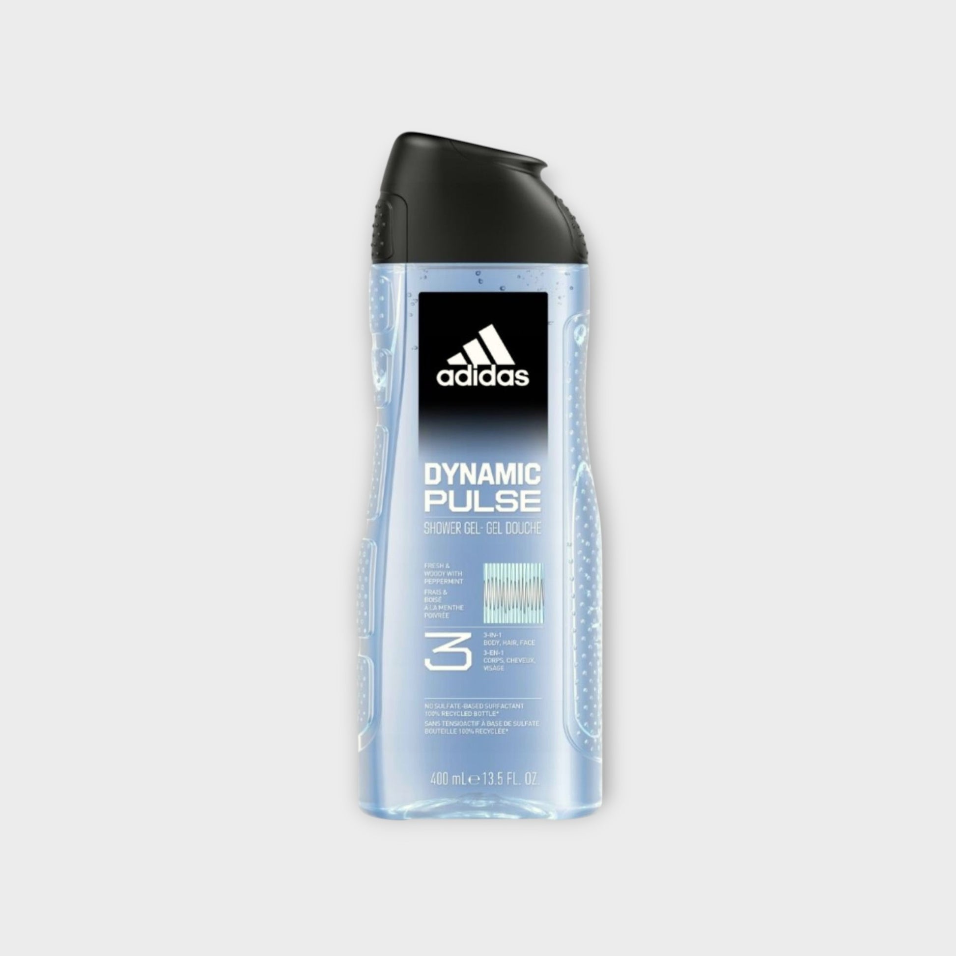 Adidas Dynamic Pulse 400 ml, żel 3 w 1 dla mężczyzn o dynamicznym zapachu
