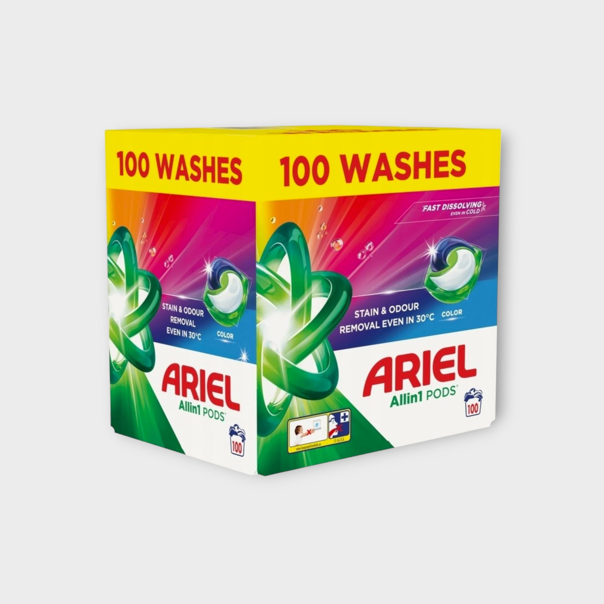 Ariel All In 1 Pods, 100 sztuk - kapsułki do prania, 100 prań, wygodne w użyciu