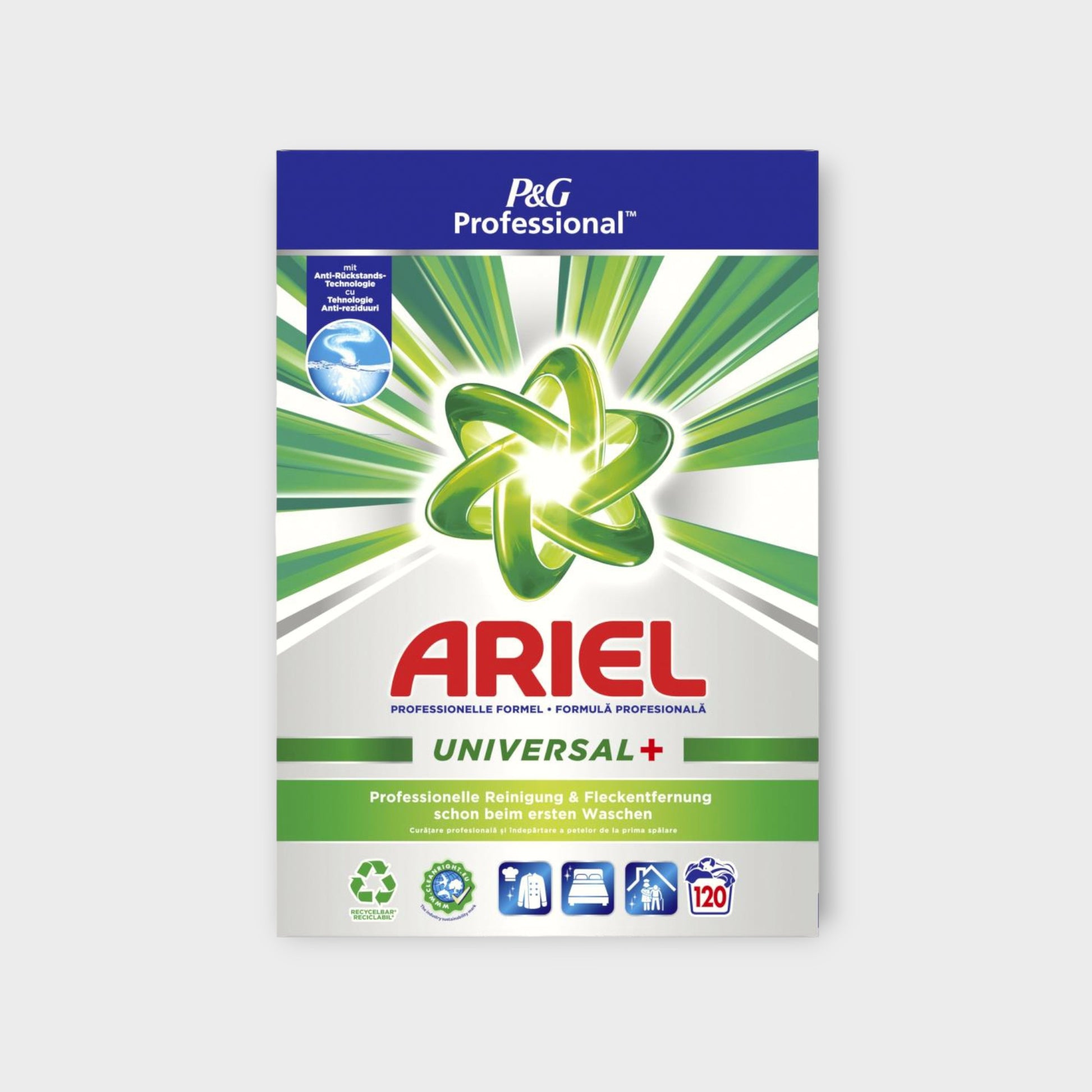 Ariel Universal Proszek do Prania 7,2 kg - Skuteczność w Usuwaniu Plam i Świeży Zapach