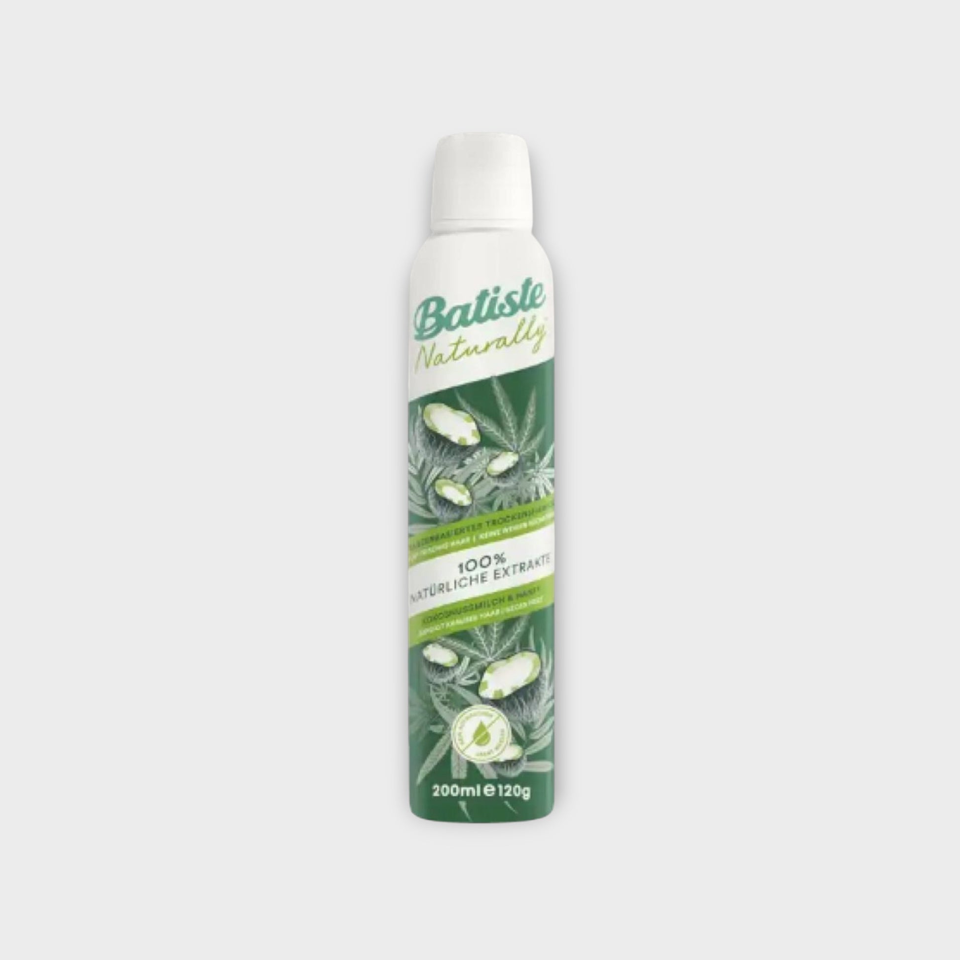 Batiste Suchy Szampon Mleko Kokosowe i Konopie 200 ml - natychmiastowe odświeżenie włosów