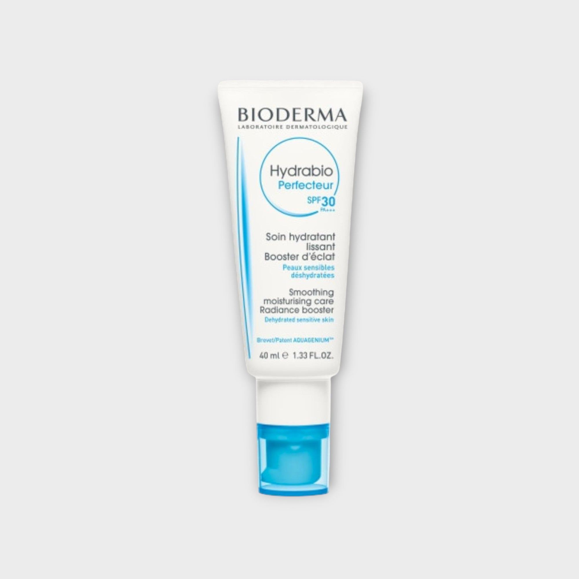 bioderma hydrabio spf 30 krem wygładzający i rozświetlający skórę twarzy