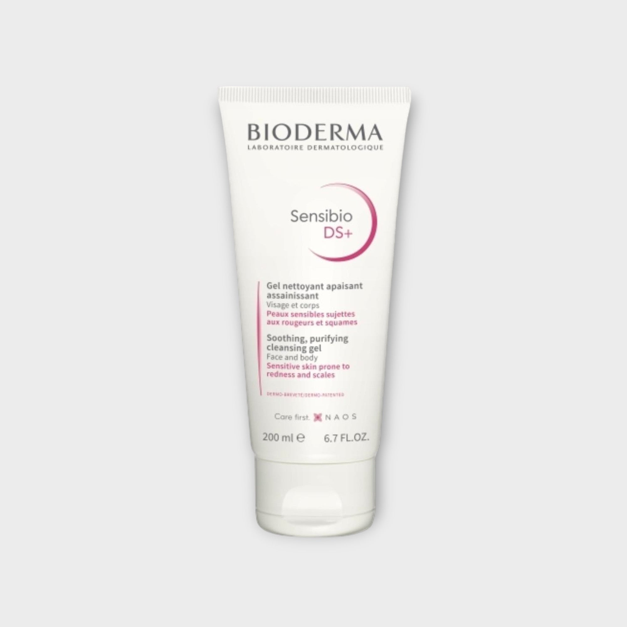 bioderma sensibio ds+ żel do mycia redukujący zaczerwienienia skóry 200 ml