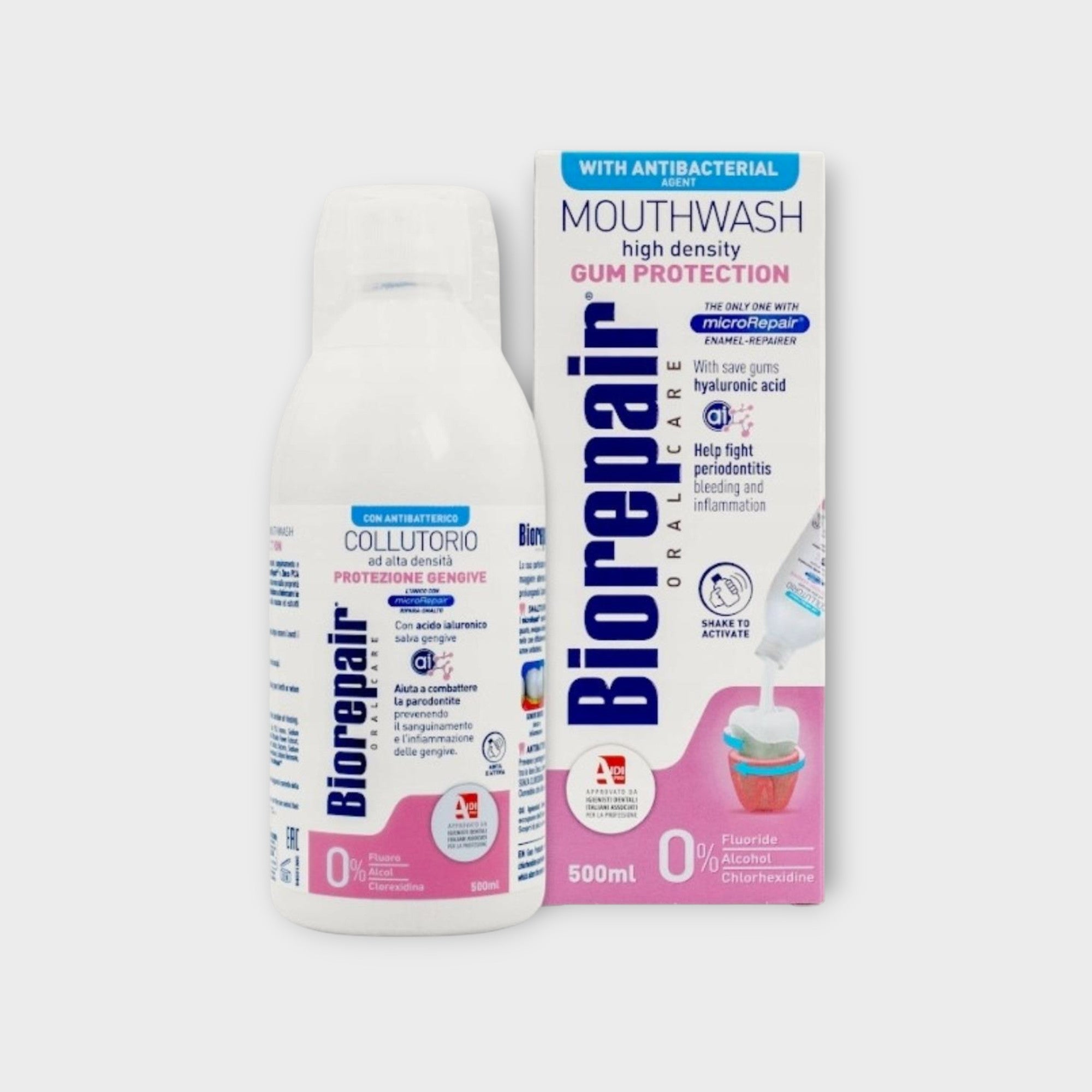 BioRepair Gum Protection płyn 500ml - pielęgnacja jamy ustnej, ochrona dziąseł