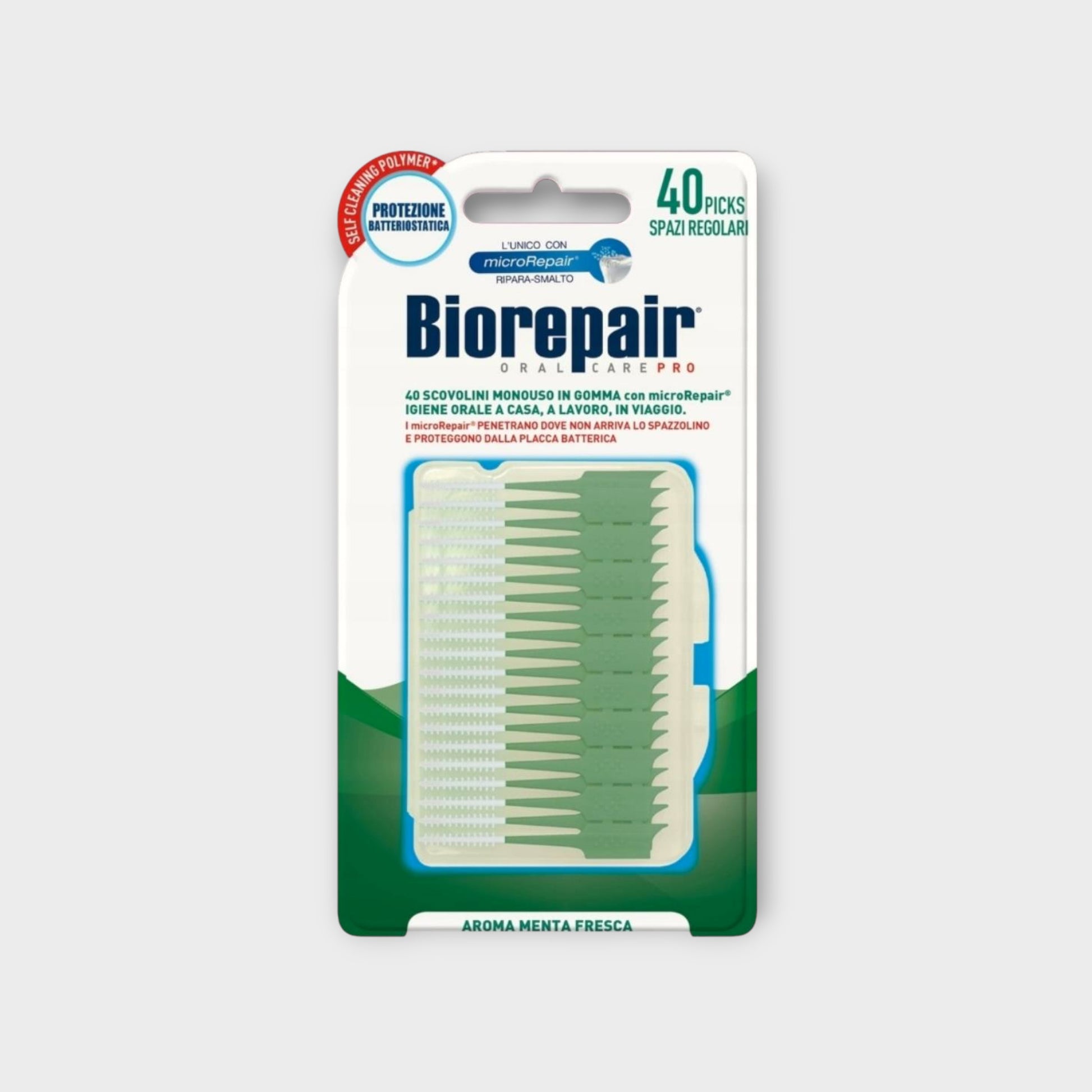 Biorepair Disposable rubber picks 40 pcs - gumowe wykałaczki, higiena jamy ustnej