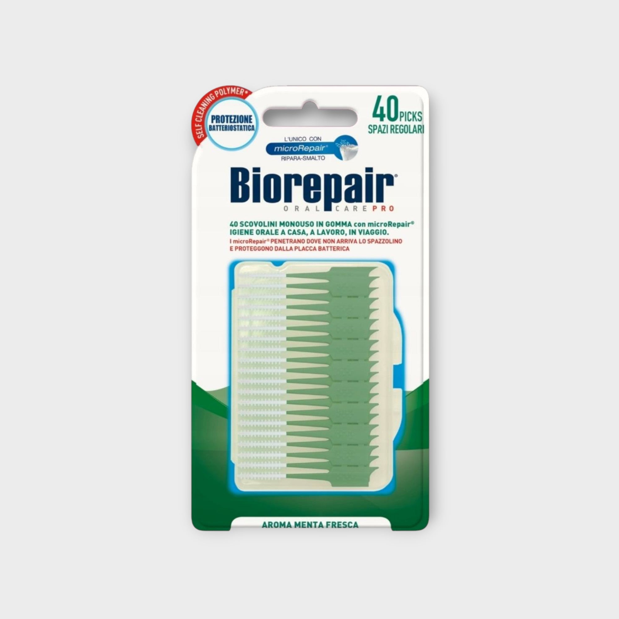 Biorepair Disposable rubber picks 40 pcs - gumowe wykałaczki, higiena jamy ustnej
