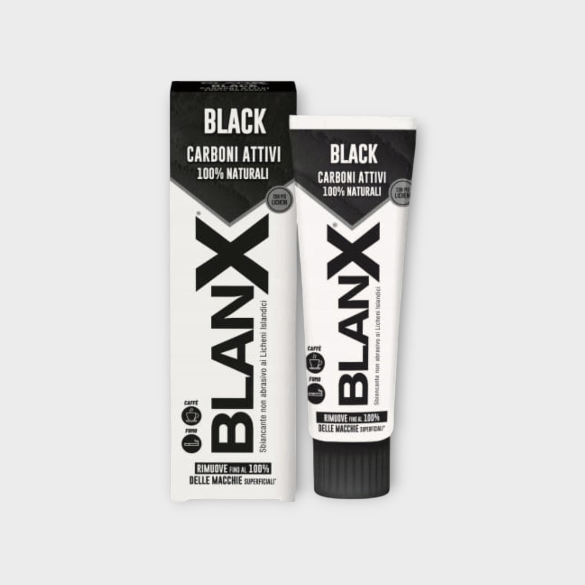 Blanx Pasta Do Zębów Black Carbone 75 ml - Wybielająca pasta z węglem aktywnym