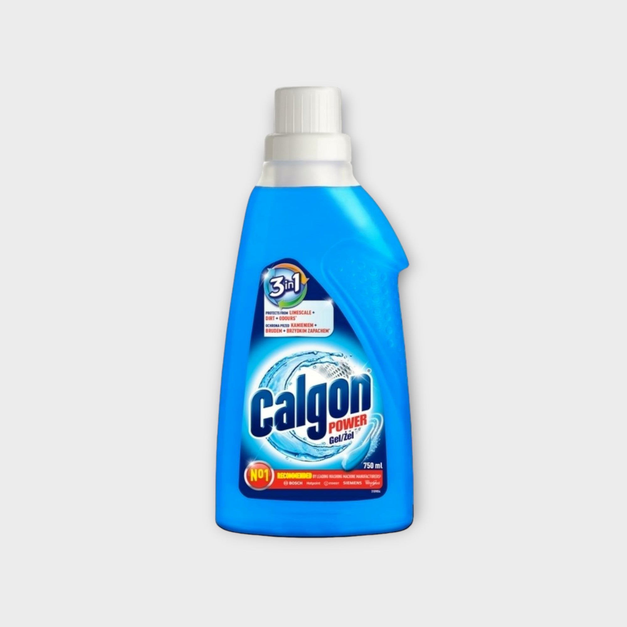 Żel odkamieniający Calgon do pralki, skutecznie usuwa kamień i zanieczyszczenia