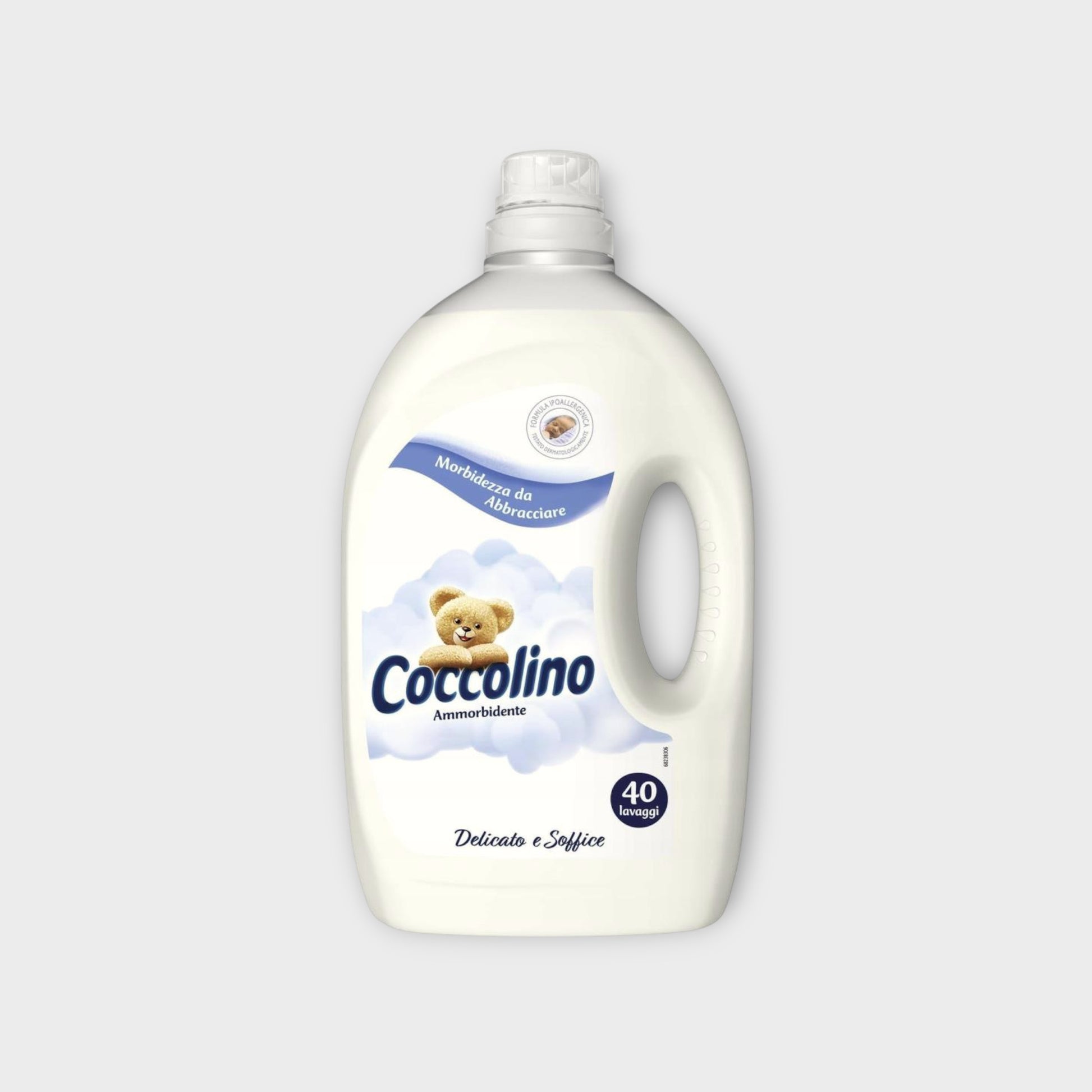 Coccolino Płyn Delicato 3L - Włoski Zmiękczacz Tkanin Do Płukania, Delikatna Pielęgnacja Tkanin