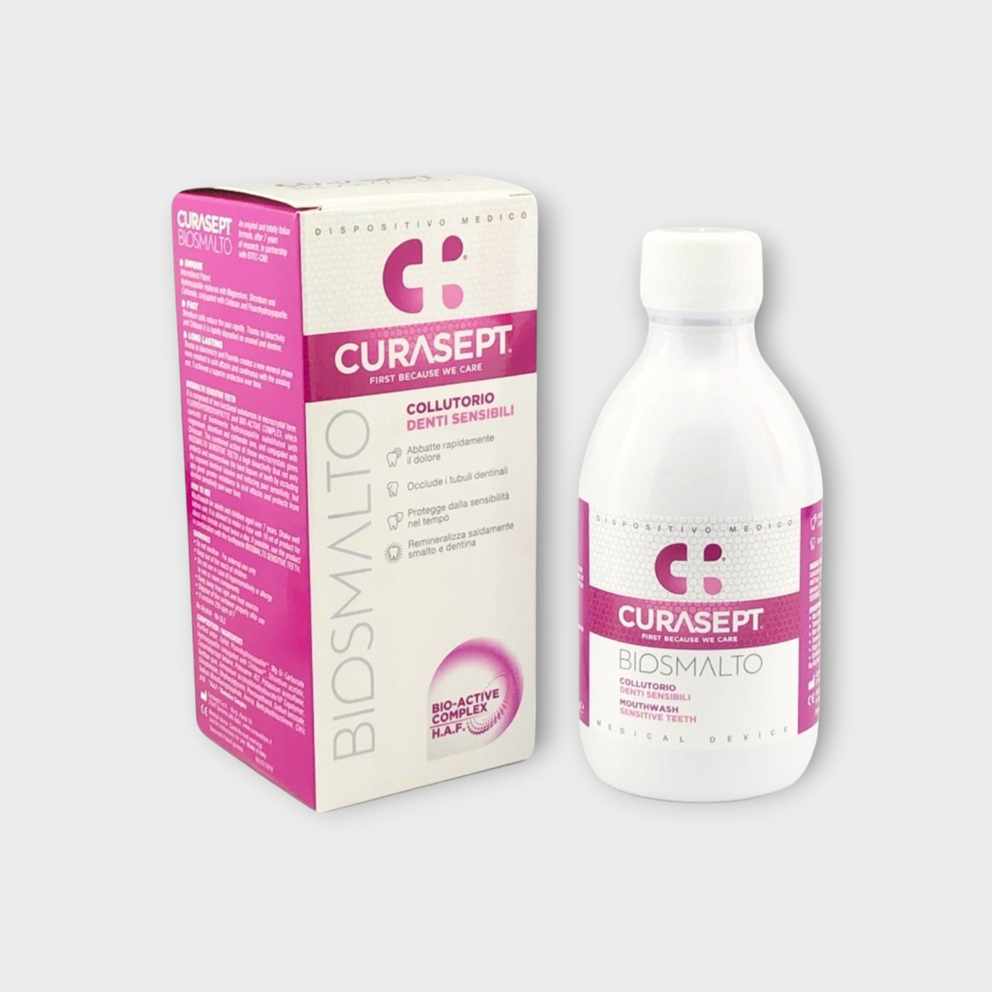 Pasta do zębów Curasept Biosmalto Sensitive 300ml - ochrona przed próchnicą dla wrażliwych zębów