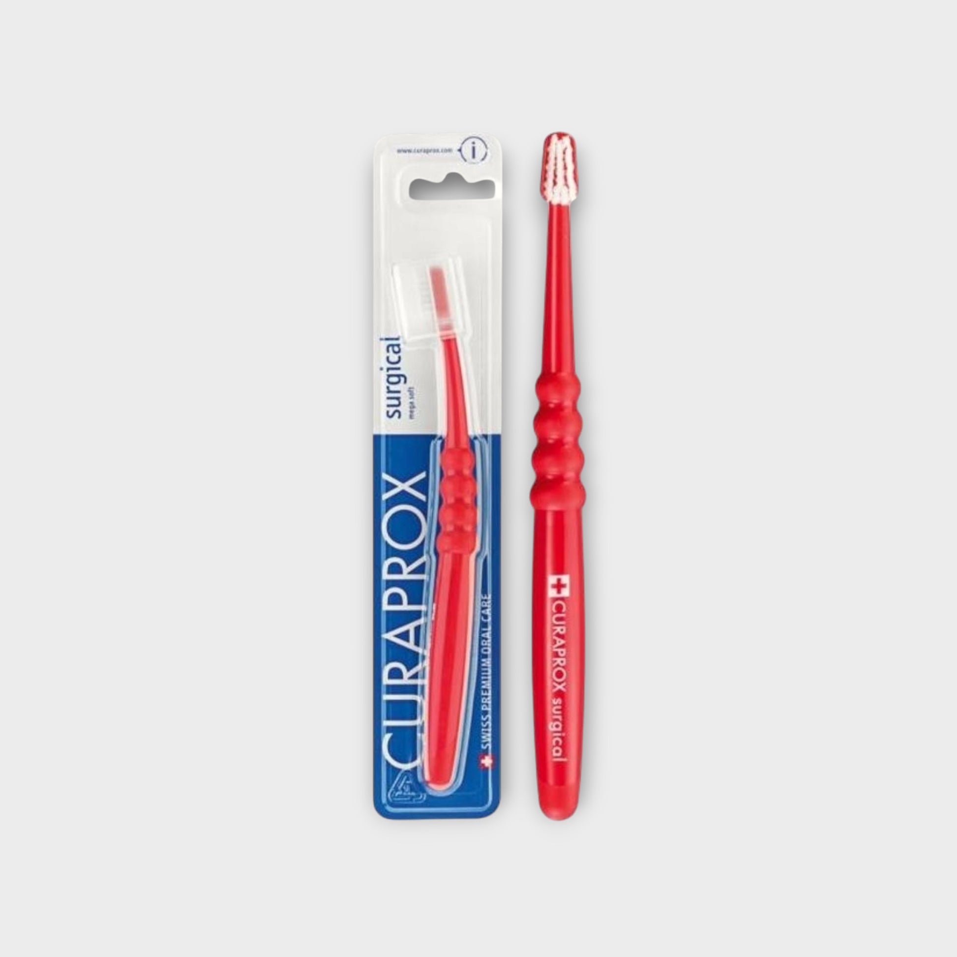 chirurgiczna szczoteczka curaprox, mega soft, delikatne czyszczenie