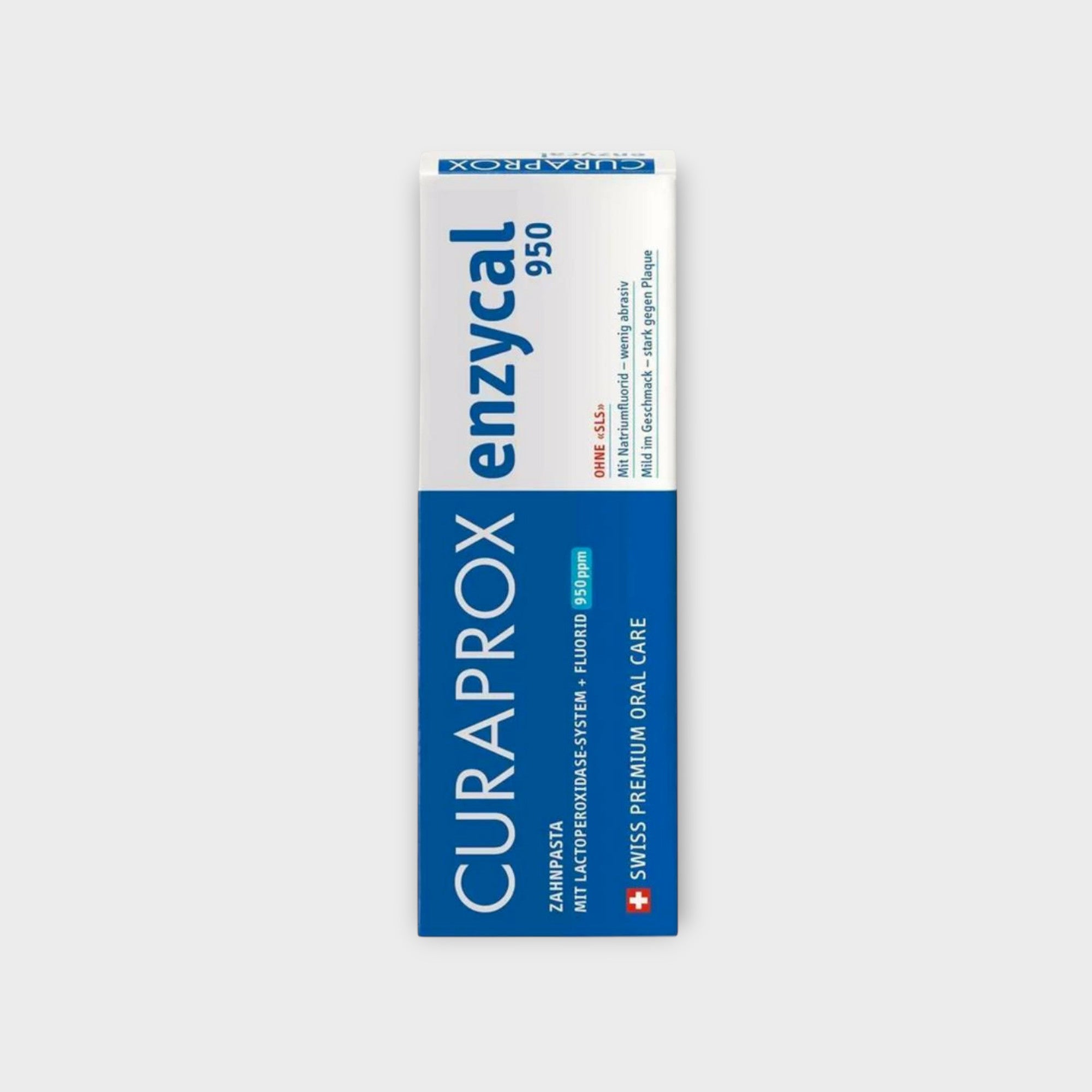 Curaprox Enzycal 950 ppm Toothpaste 75 ml - pasta do zębów, przyjazna dla wrażliwych zębów i dziąseł