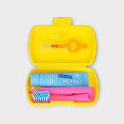 Curaprox Travel Set Żółty, Zestaw Higieniczny do Ust w Podróży