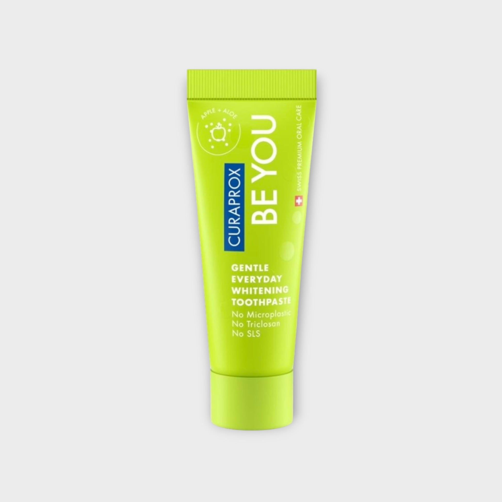 Curaprox Be You Pasta Odświeżająca 10 ml, Jabłko i Aloes, Pasta z Fluorem
