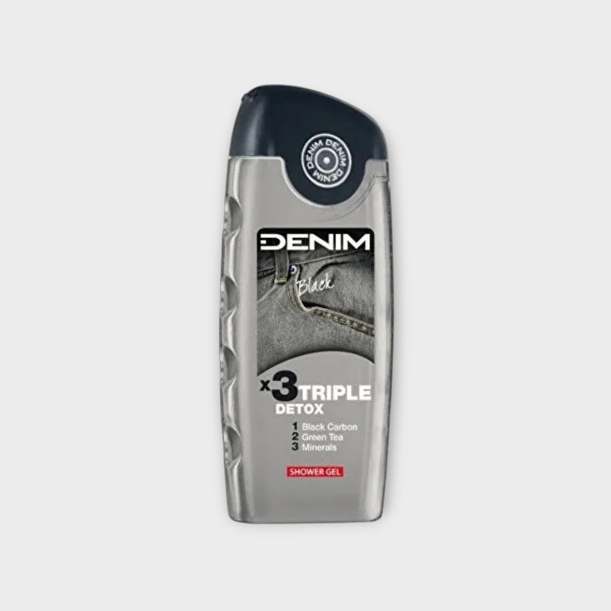 DENIM Shower Gel 400ml Black - żel pod prysznic dla mężczyzn, czarny zapach