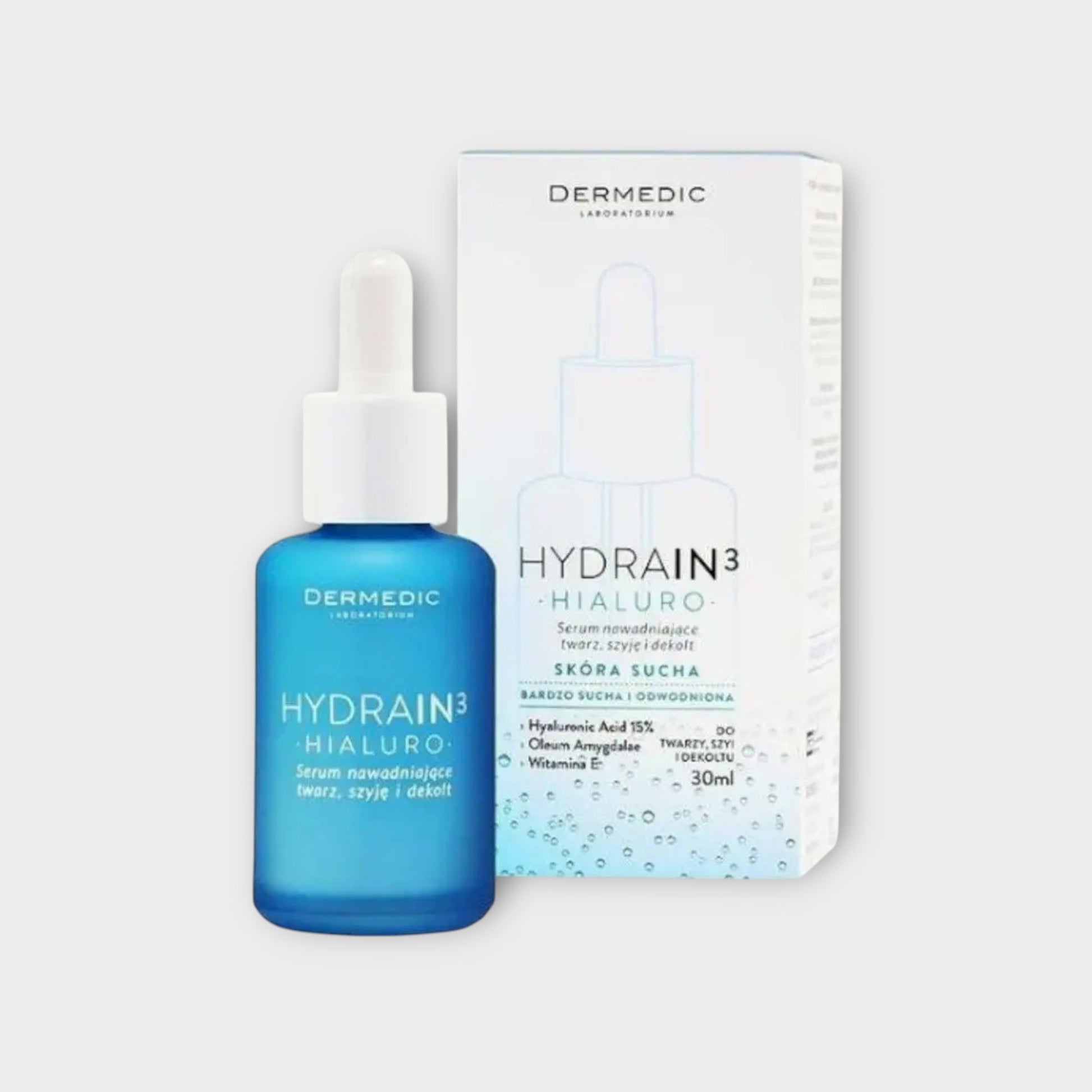 Dermedic Hydrain 3 Hialuro nawilżające serum do twarzy 30 ml