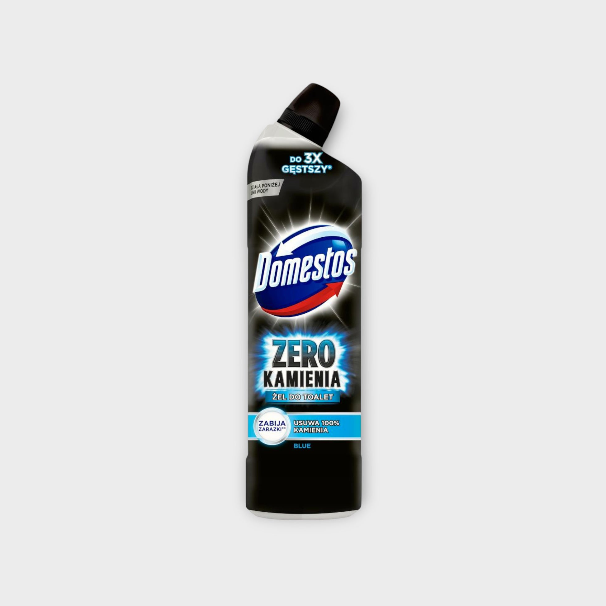 Domestos Blue Zero Kamienia - żel do czyszczenia WC, skutecznie usuwa kamień i bakterie