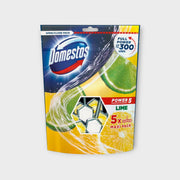 Domestos WC Block Power 5, 5x55g, z efektem Lime i długotrwałym zapachem