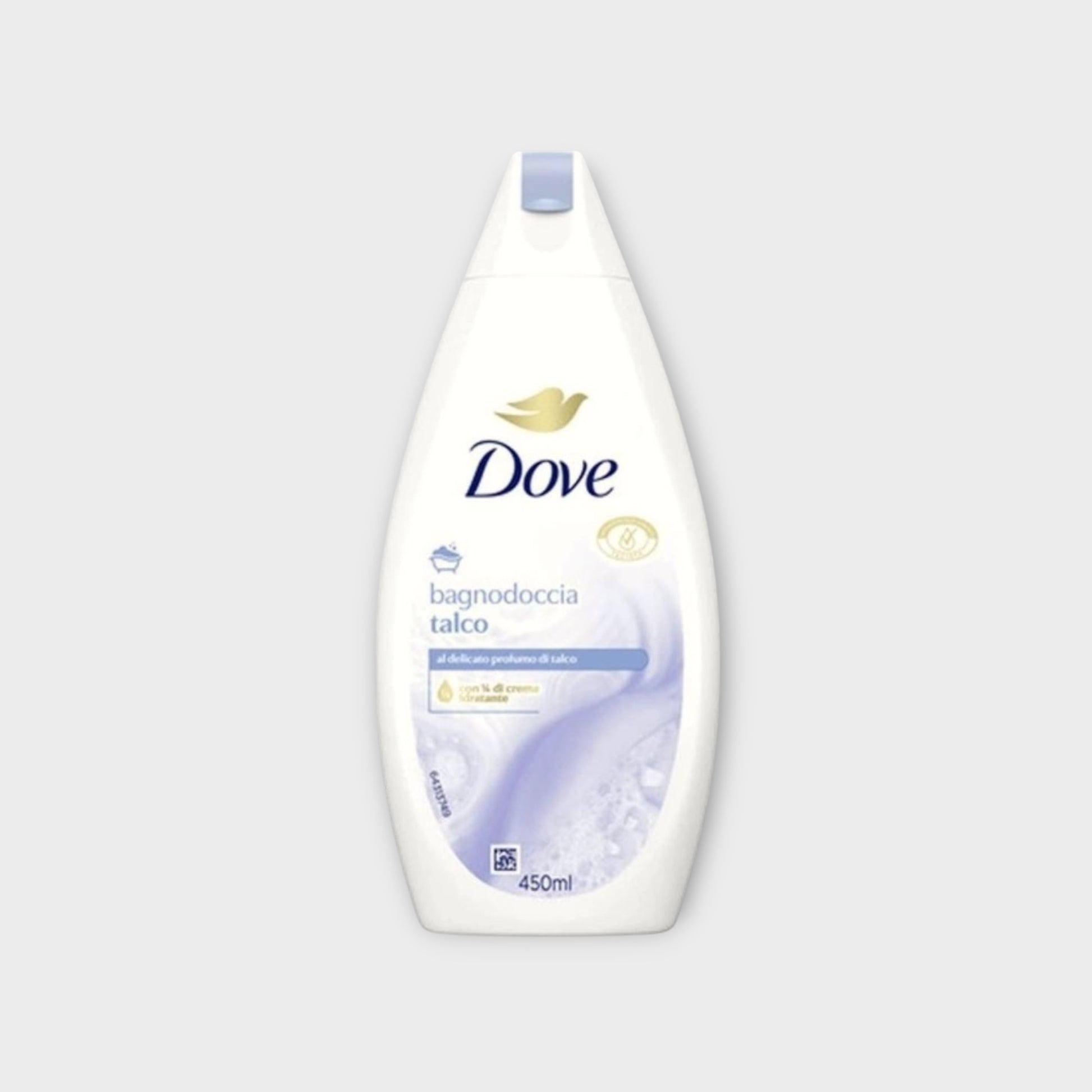 Dove Talco Gel 450 ml - żel pod prysznic z zapachem talku, nawilżenie