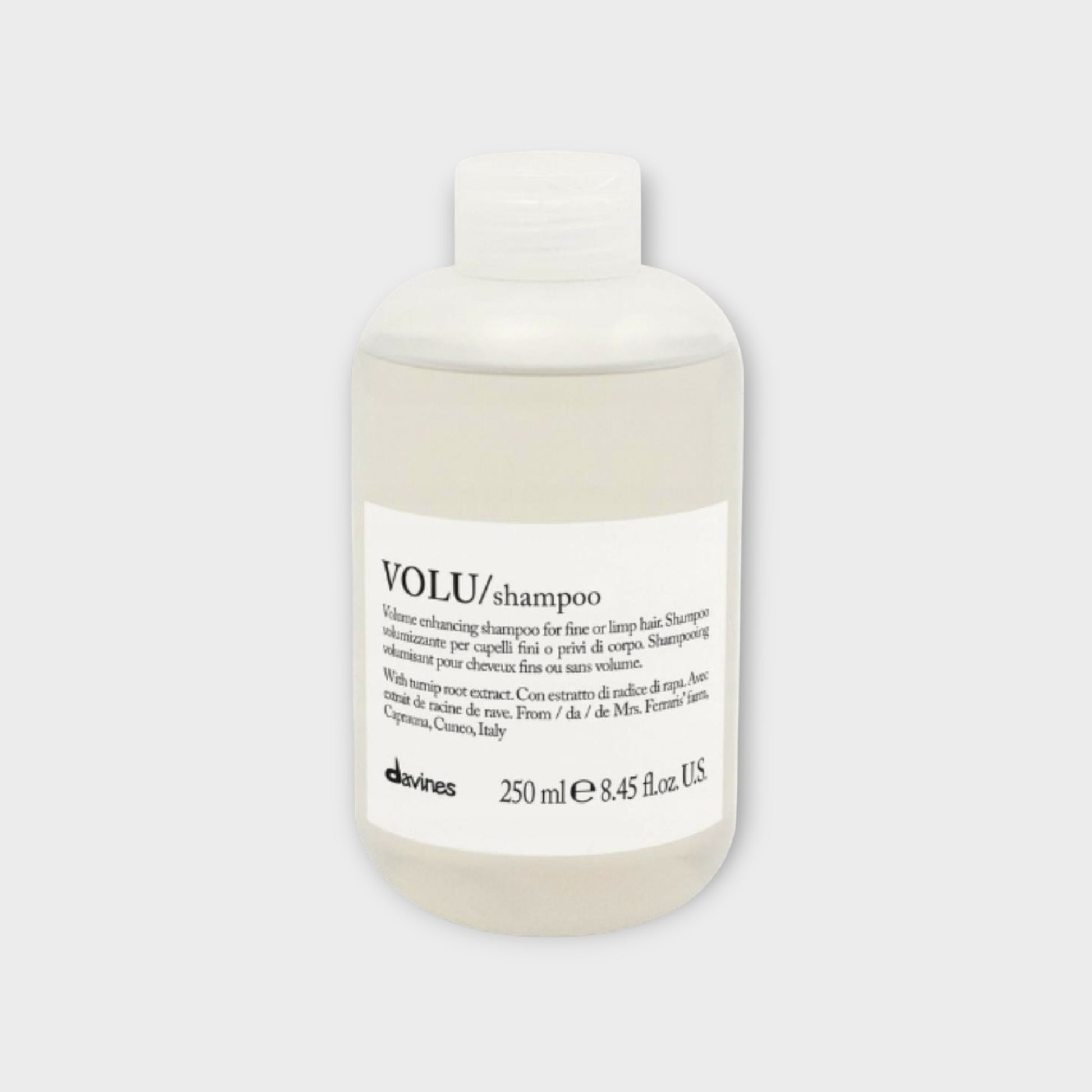 Davines Volu Shampoo 250 ml - szampon do włosów cienkich, na objętość i lekkość