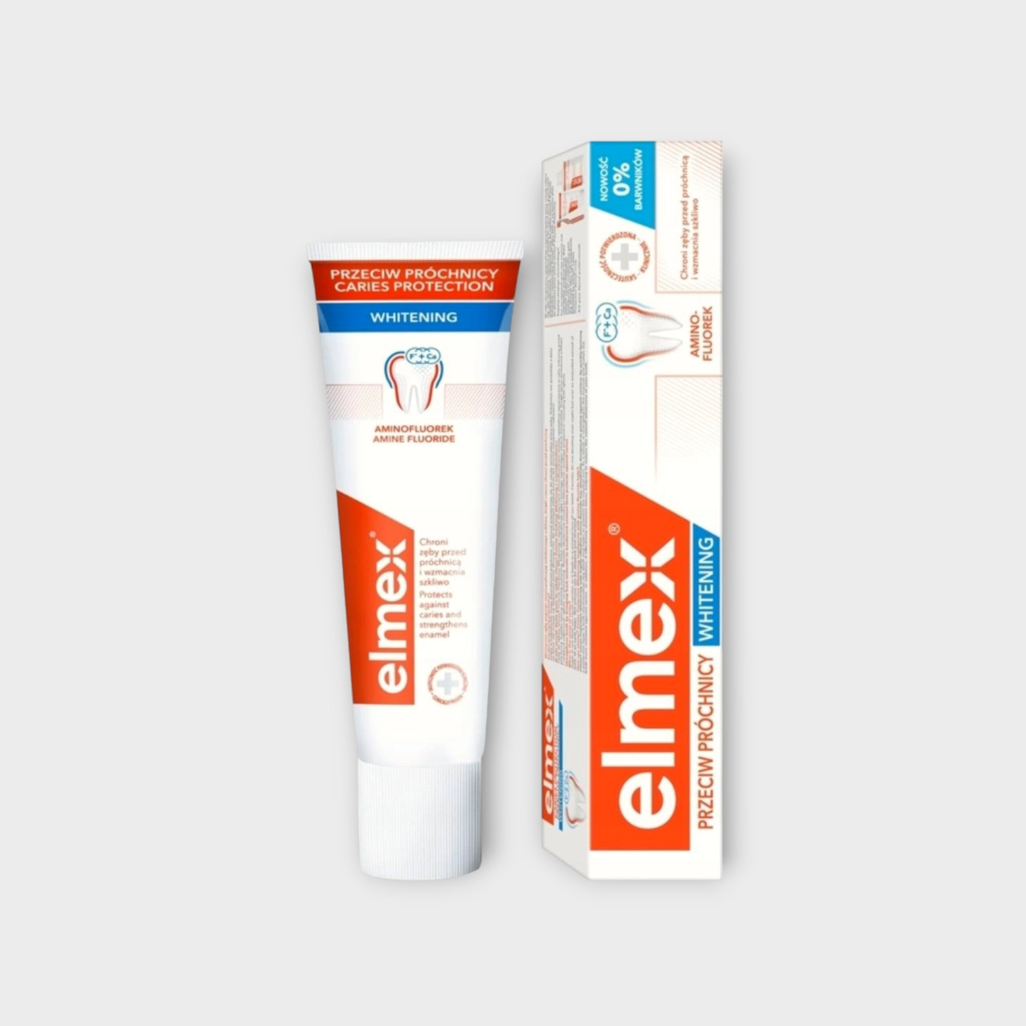 elmex caries protection whitening, pasta do zębów dla ochrony przed próchnicą