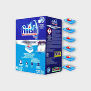 Finish Tabs Professional Powerball 125 sztuk - tabletki do zmywarki z intensywnym działaniem