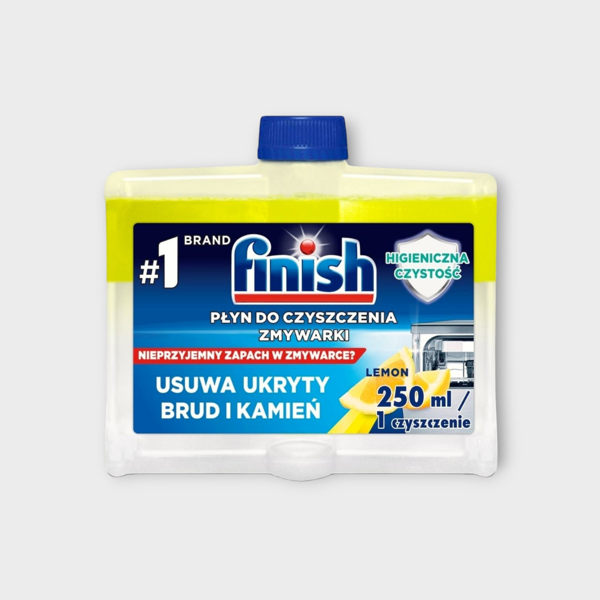 Płyn Finish Lemon 250 ml do zmywarki - czyszczenie cytrynowe
