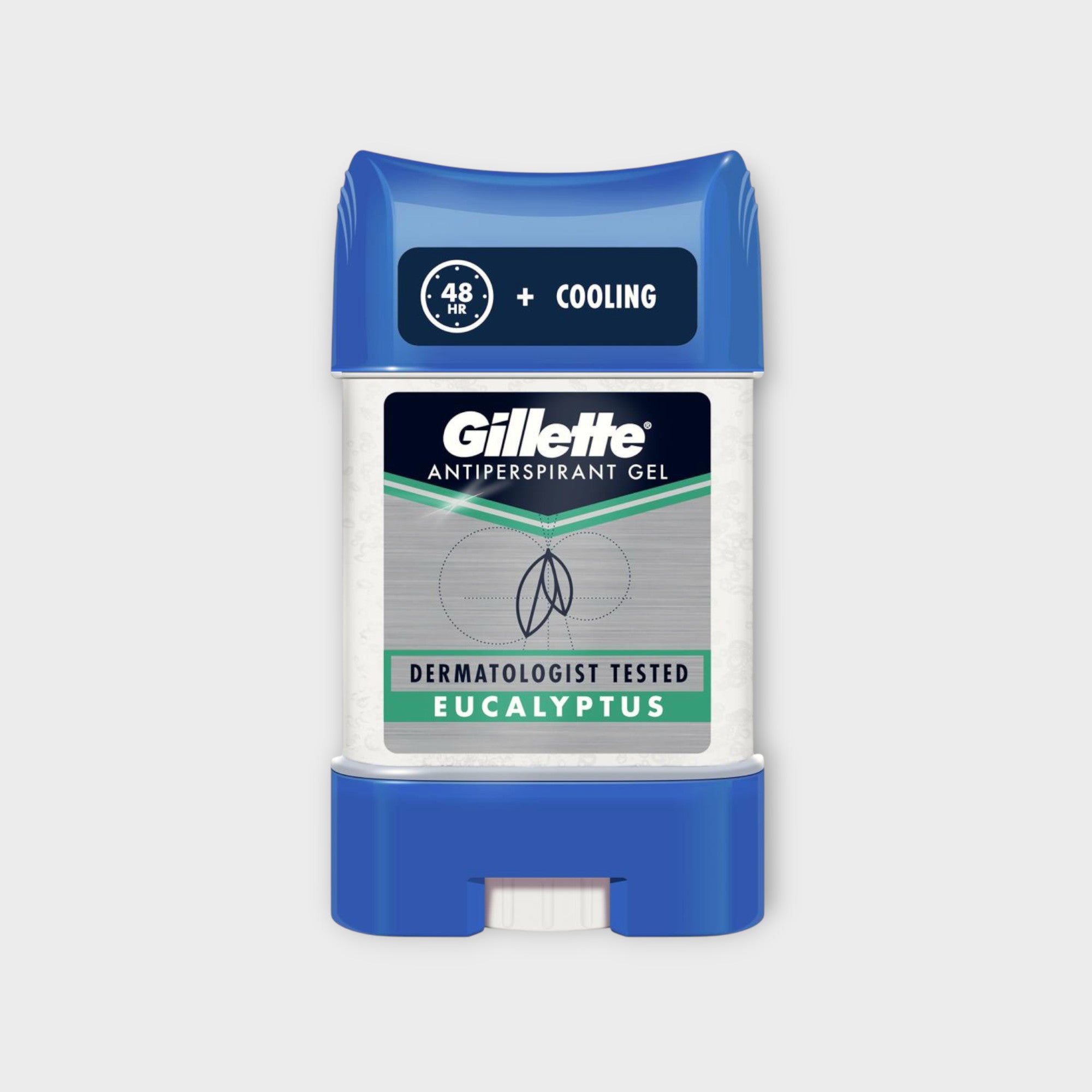 Gillette Eucalyptus Antyperspirant w Żelu dla Mężczyzn 70ml 48h - antyperspirant z eukaliptusem