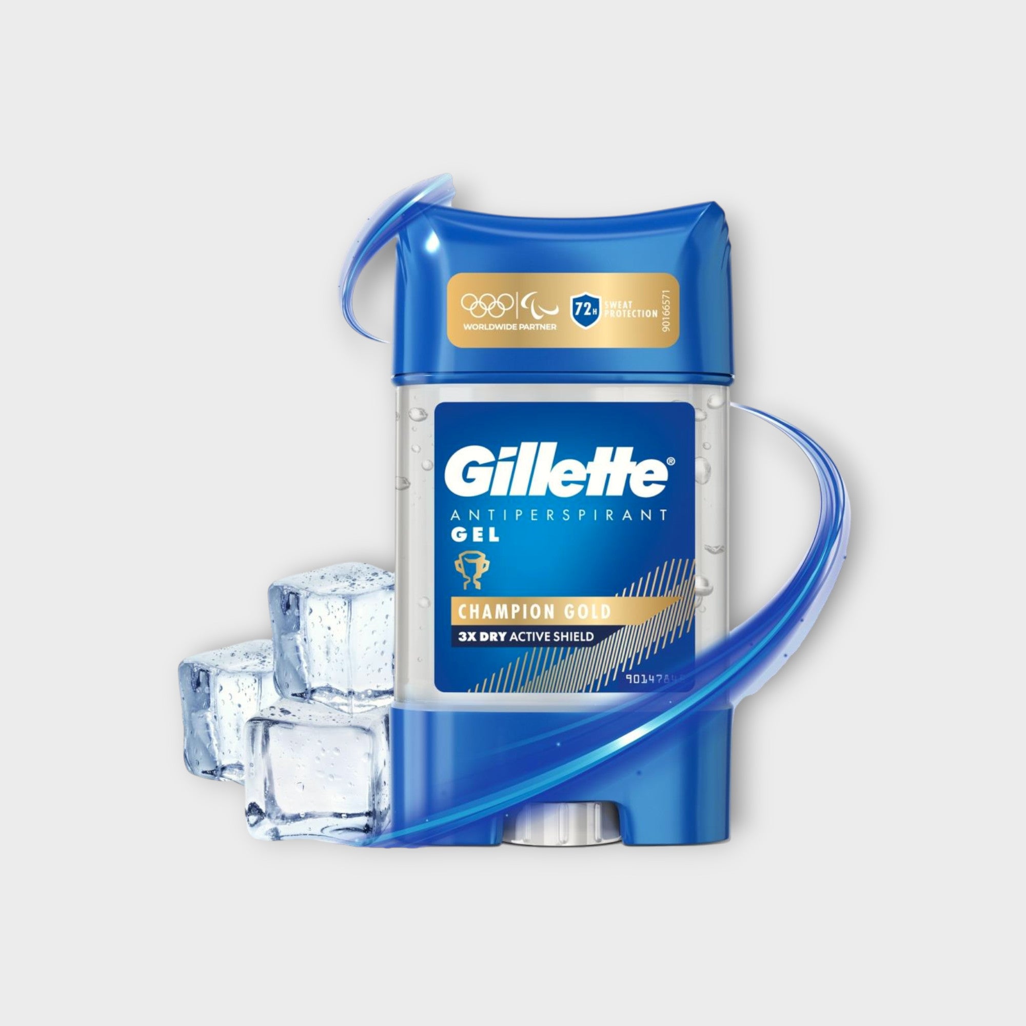 Gillette Clear Gel Champion Gold Antyperspirant dla Mężczyzn 70ml - antyperspirant w żelu o złotej formule