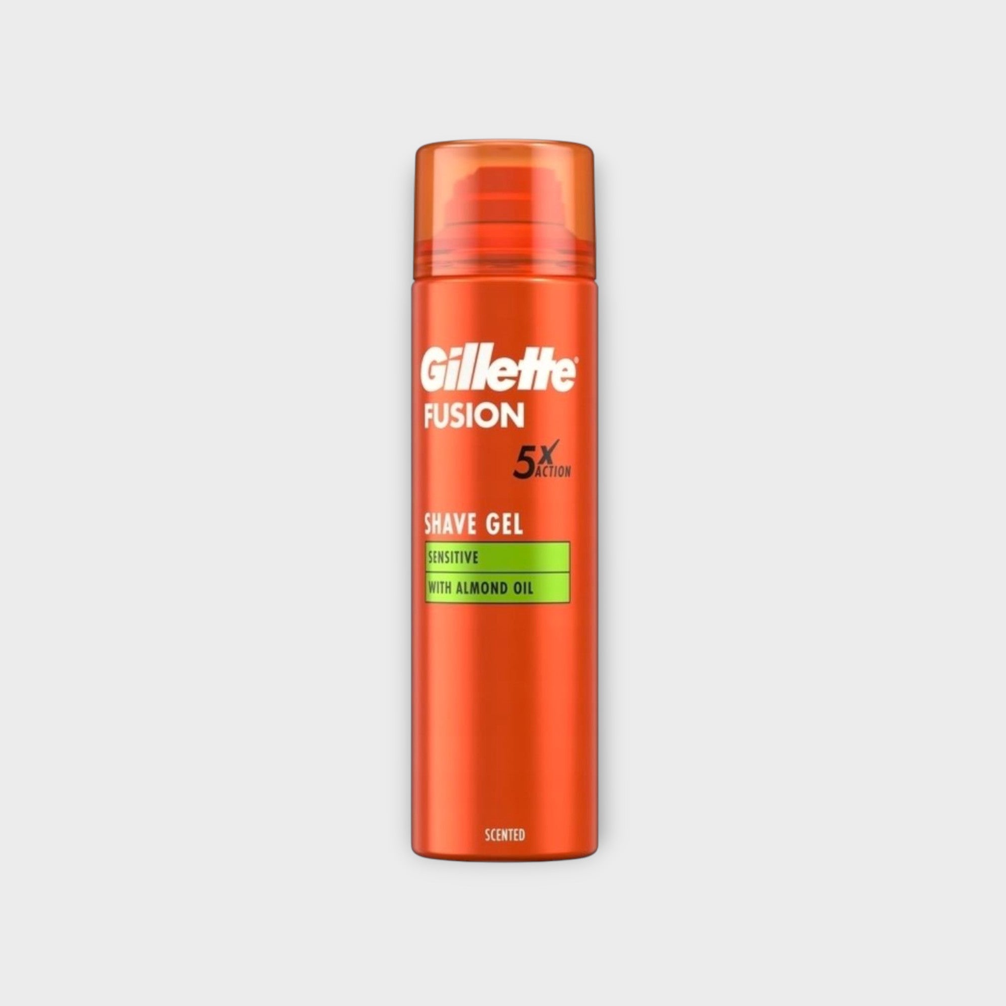 Gillette Fusion 5 Żel Do Golenia Sensitive 200 ml, Olejek Migdałowy