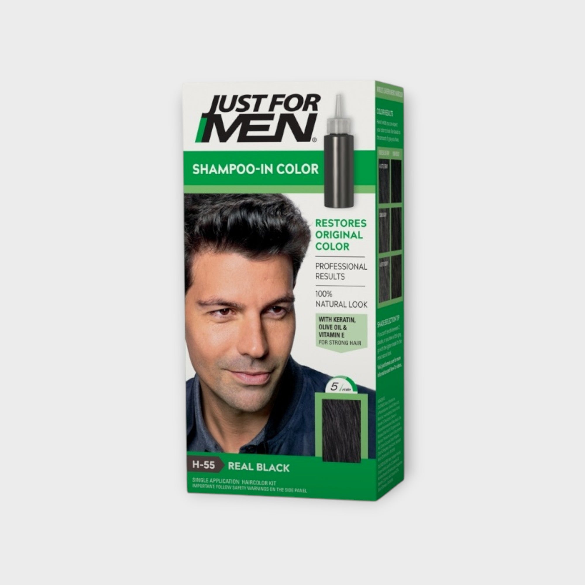 Szampon koloryzujący Just For Men H55 Czarny dla mężczyzn