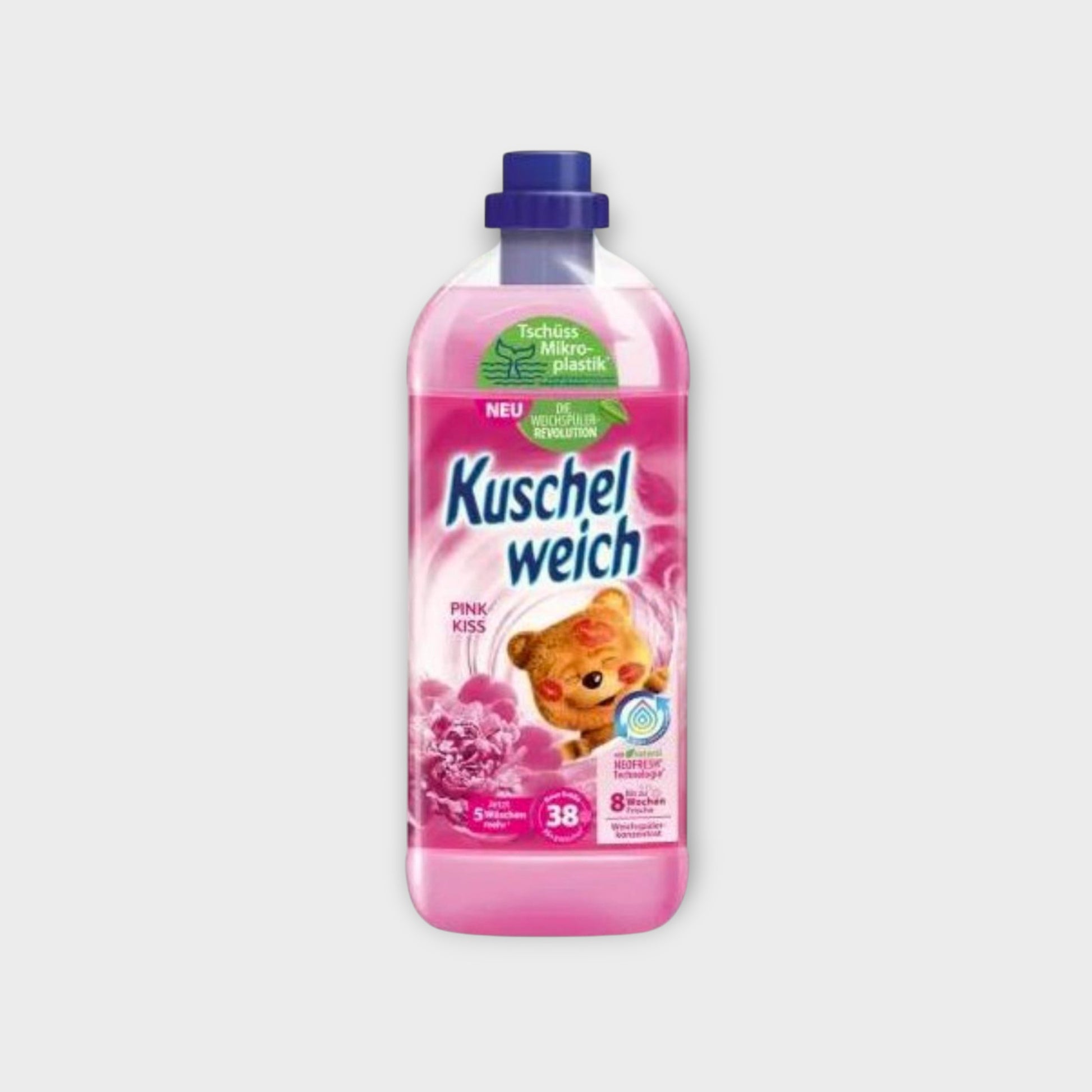 Kuschelweich Pink Kiss Płyn Do Płukania 1L - płyn o kwiatowo-owocowym zapachu