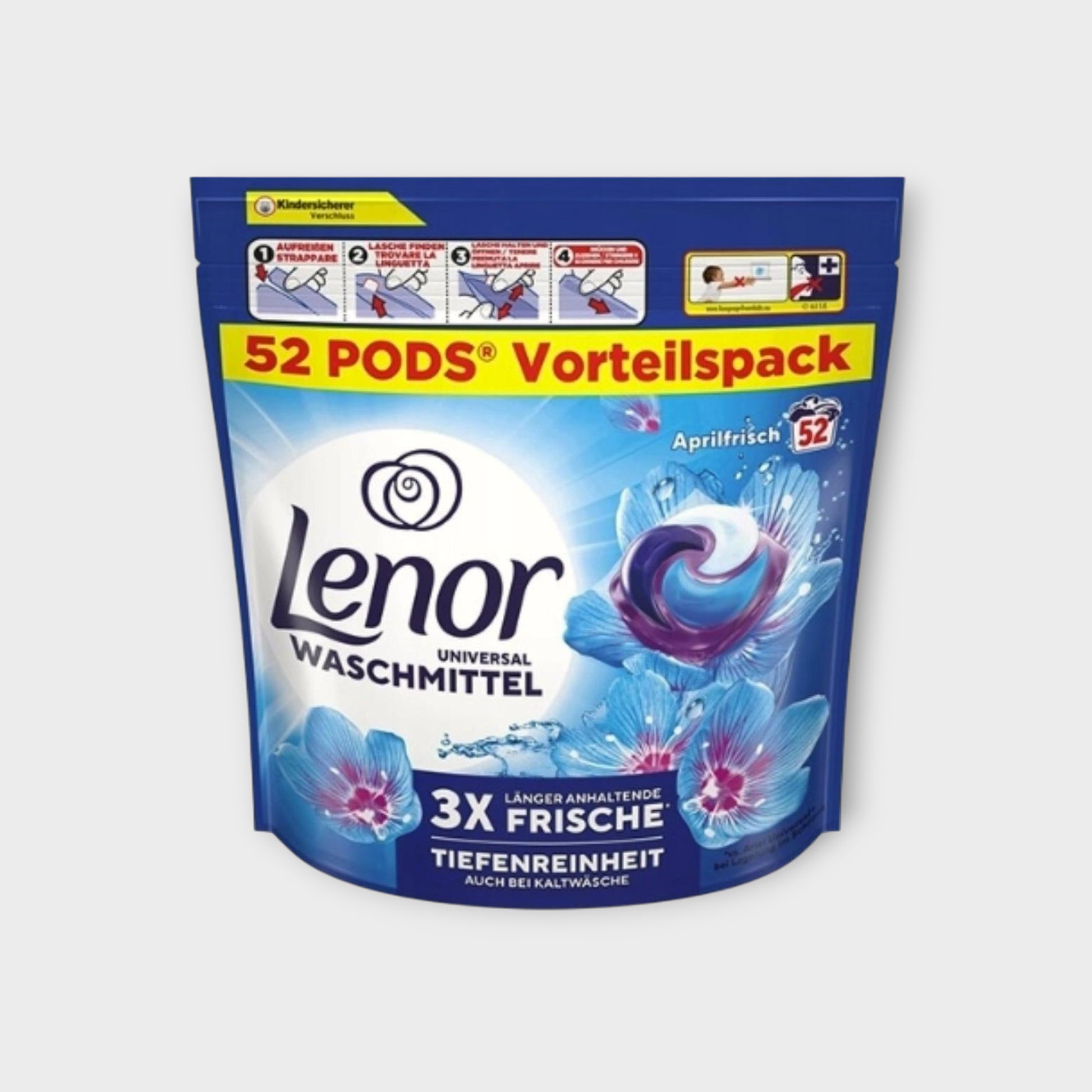 Kapsułki Lenor All-in-1 Aprilfrisch 52 szt - do prania, z zapachem April Fresh
