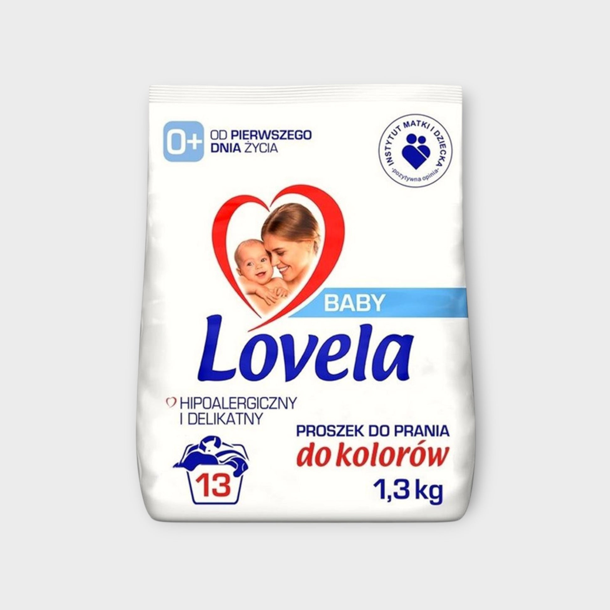 Proszek do prania Lovela Baby, hipoalergiczny dla niemowląt, 1,3 kg