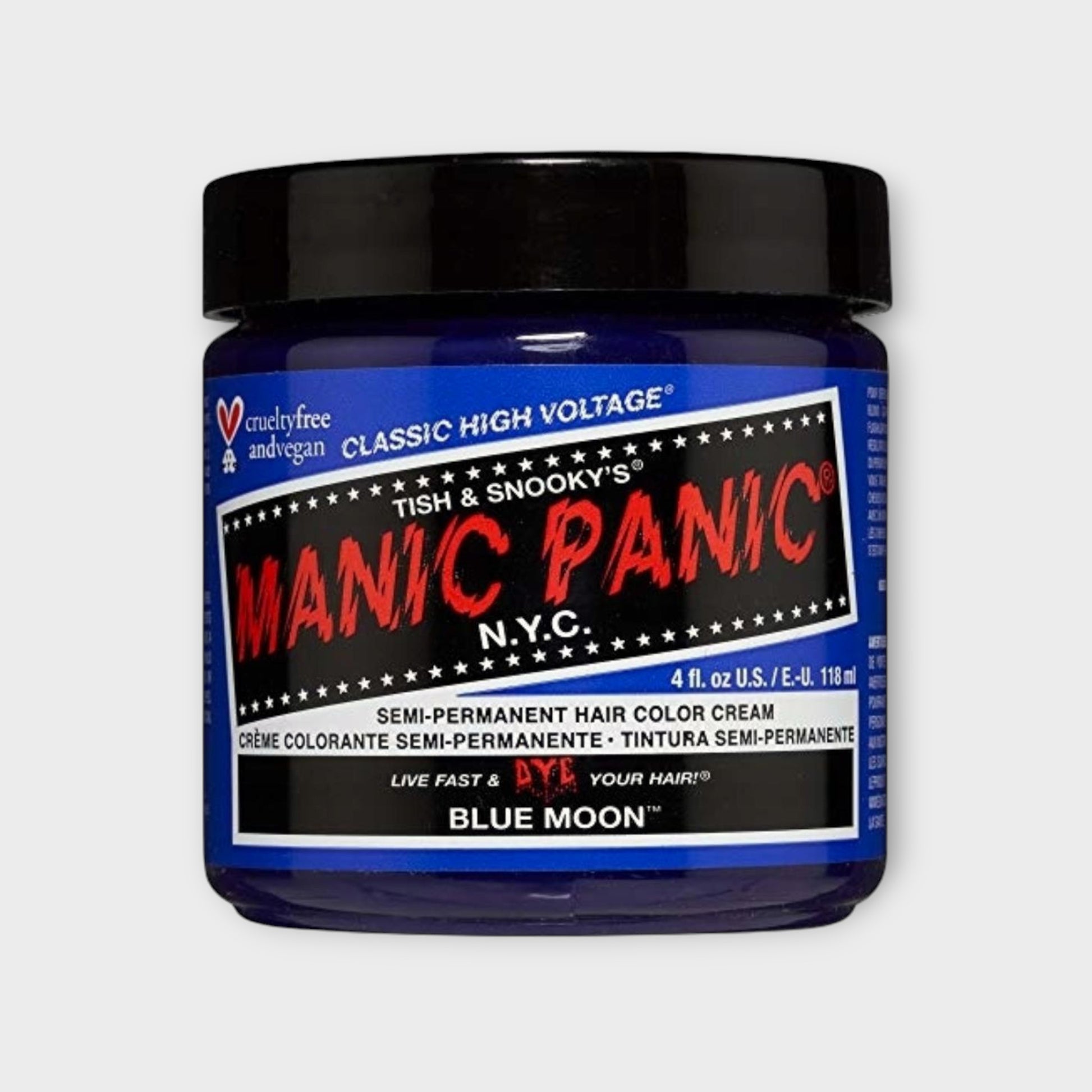 manic panic blue moon farba do włosów w odcieniu chłodnego niebieskiego