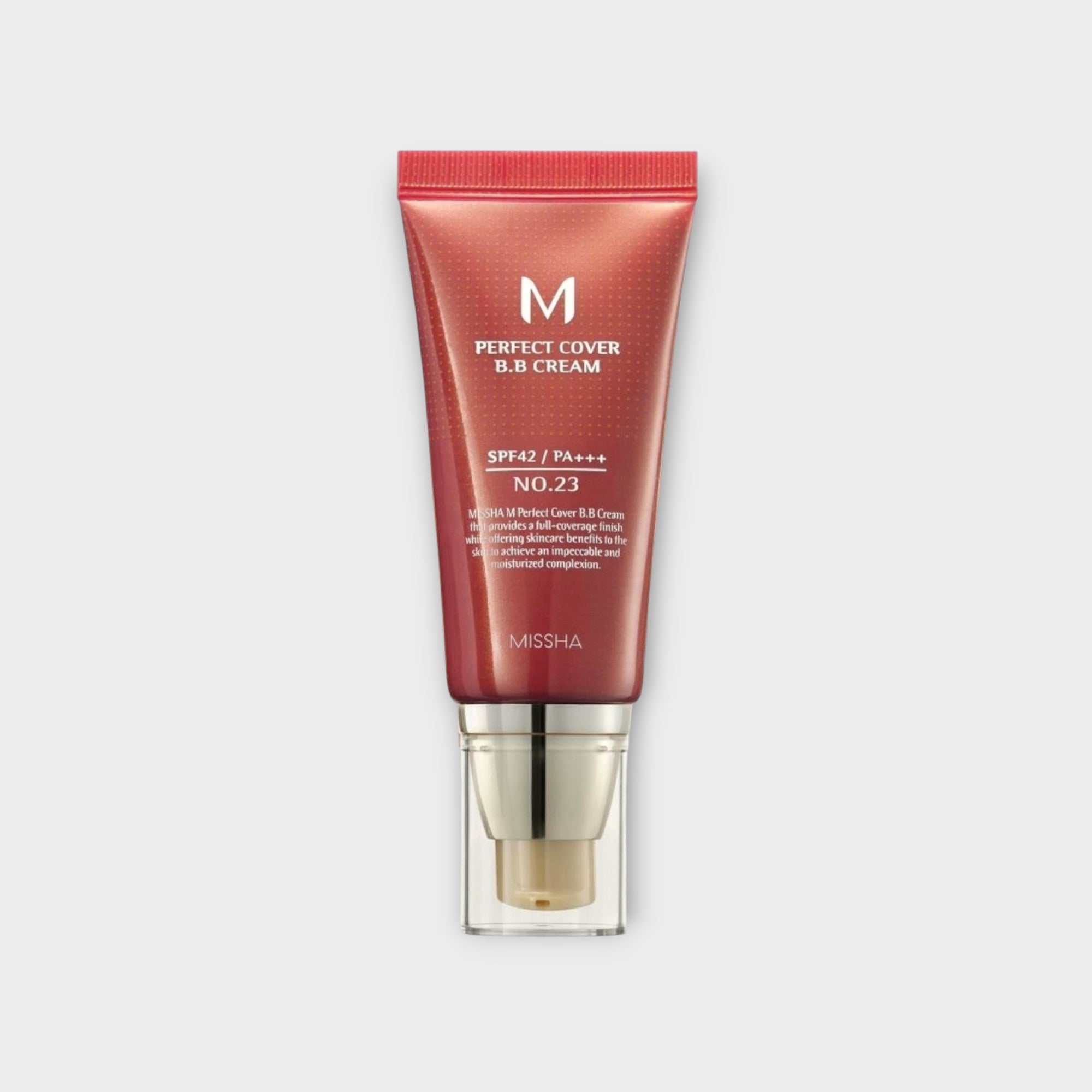 Missha M Perfect Cover BB Cream No. 23 Natural Beige 50 ml - BB cream z wysokim kryciem, odcień natural beige