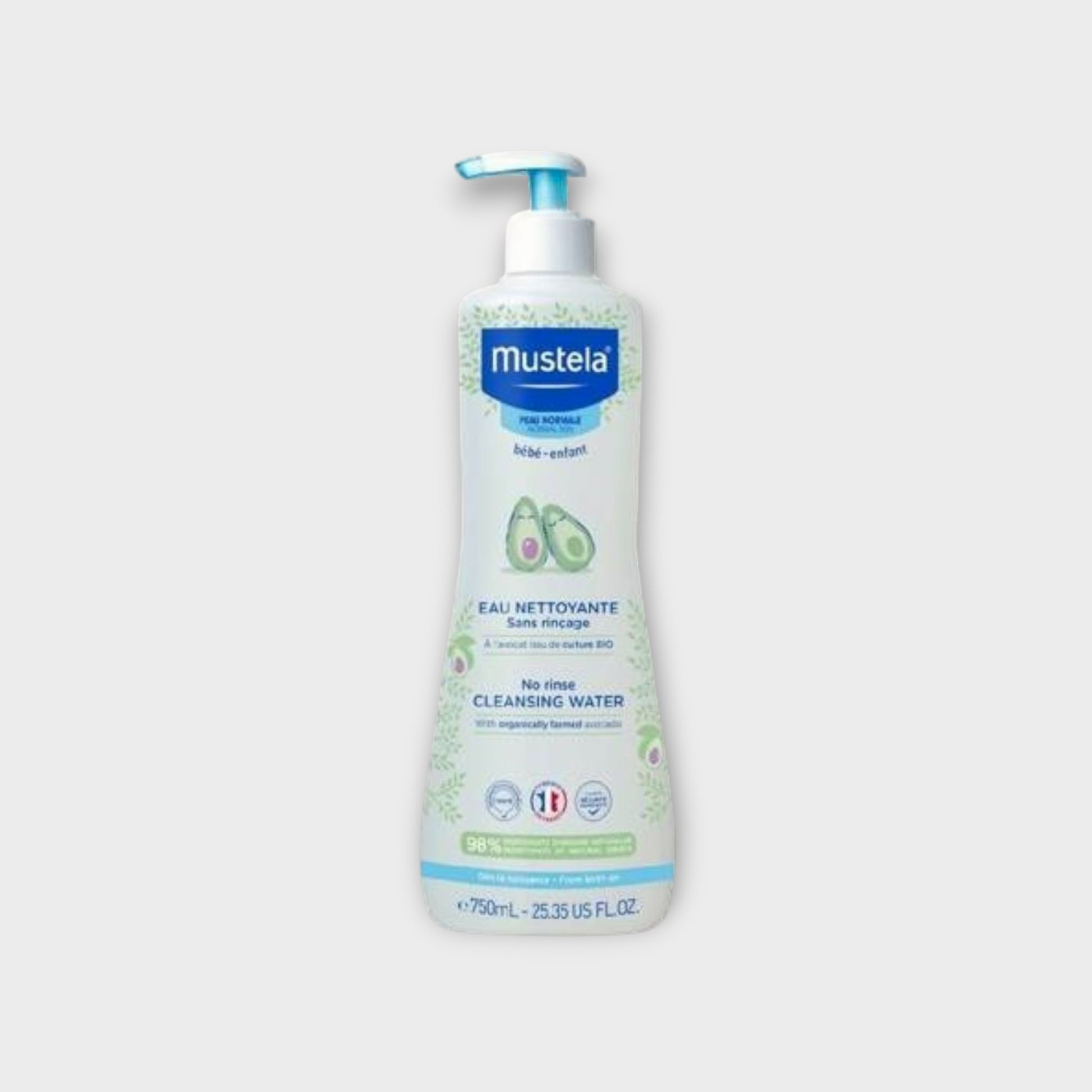 Woda micelarna Mustela, 500 ml - do delikatnej skóry niemowląt