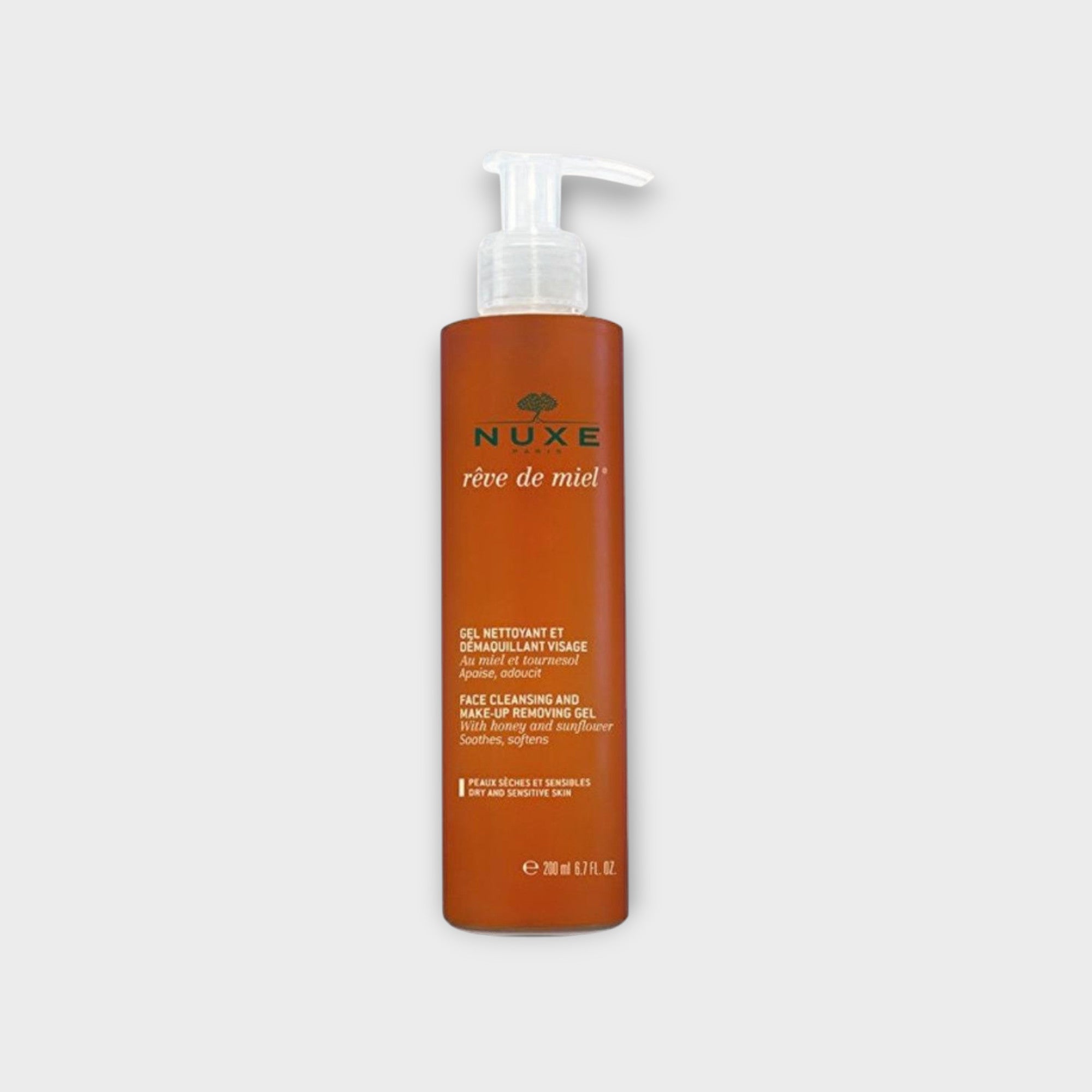 Żel oczyszczający Nuxe Reve de Miel 200 ml, miodowy do demakijażu
