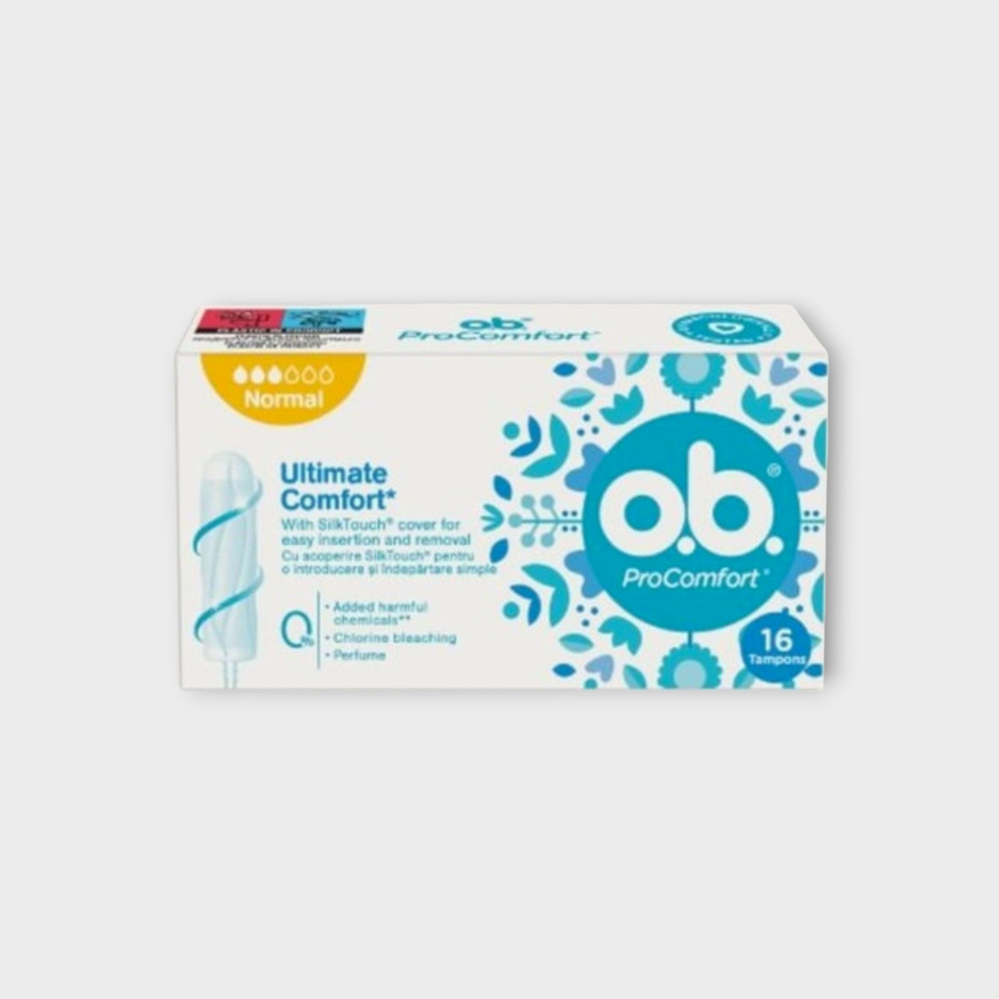 OB ProComfort Tampony Normal - 16 sztuk, z delikatnym aplikatorem