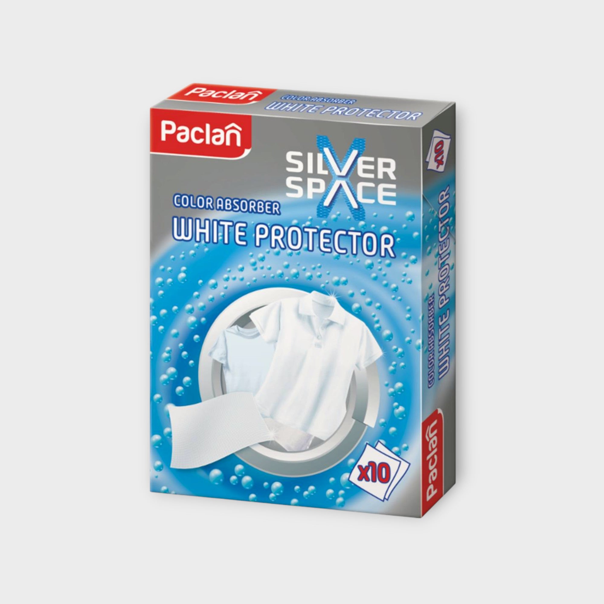 Chusteczki do prania białego PAC, 10 sztuk, chronią przed zafarbowaniem