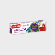 Paclan Mega Set Woreczki Uniwersalne Z Suwakiem 2,5L 20 Szt.