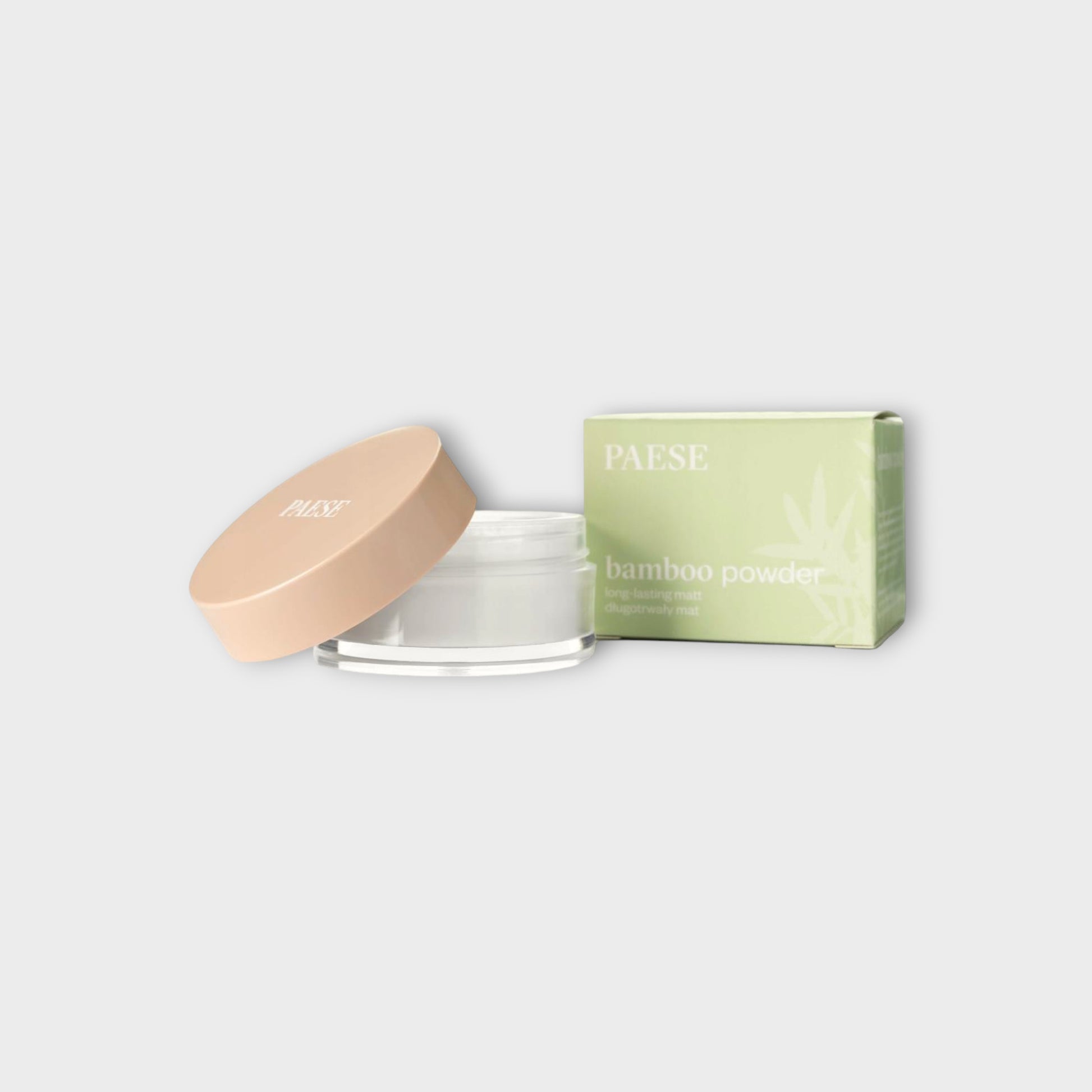 Paese Bamboo Powder Jedwabny Puder Bambusowy do Twarzy 5 g - Lekki puder matujący