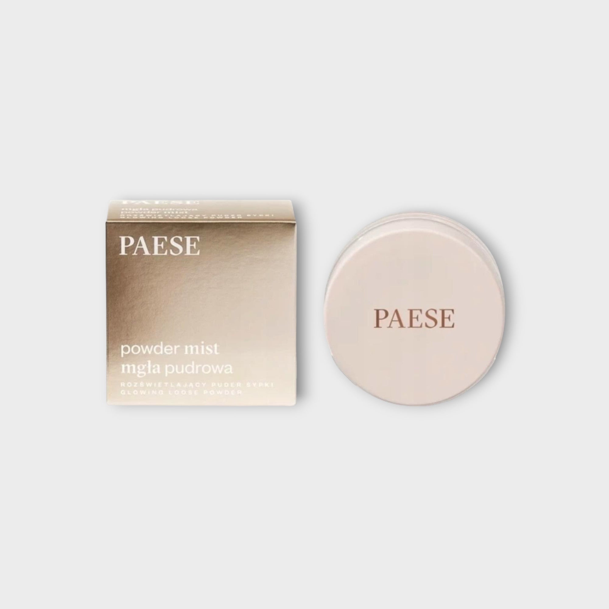 Paese Puder Sypki Mgła Pudrowa 02 - naturalny odcień beżu, idealny do codziennego makijażu