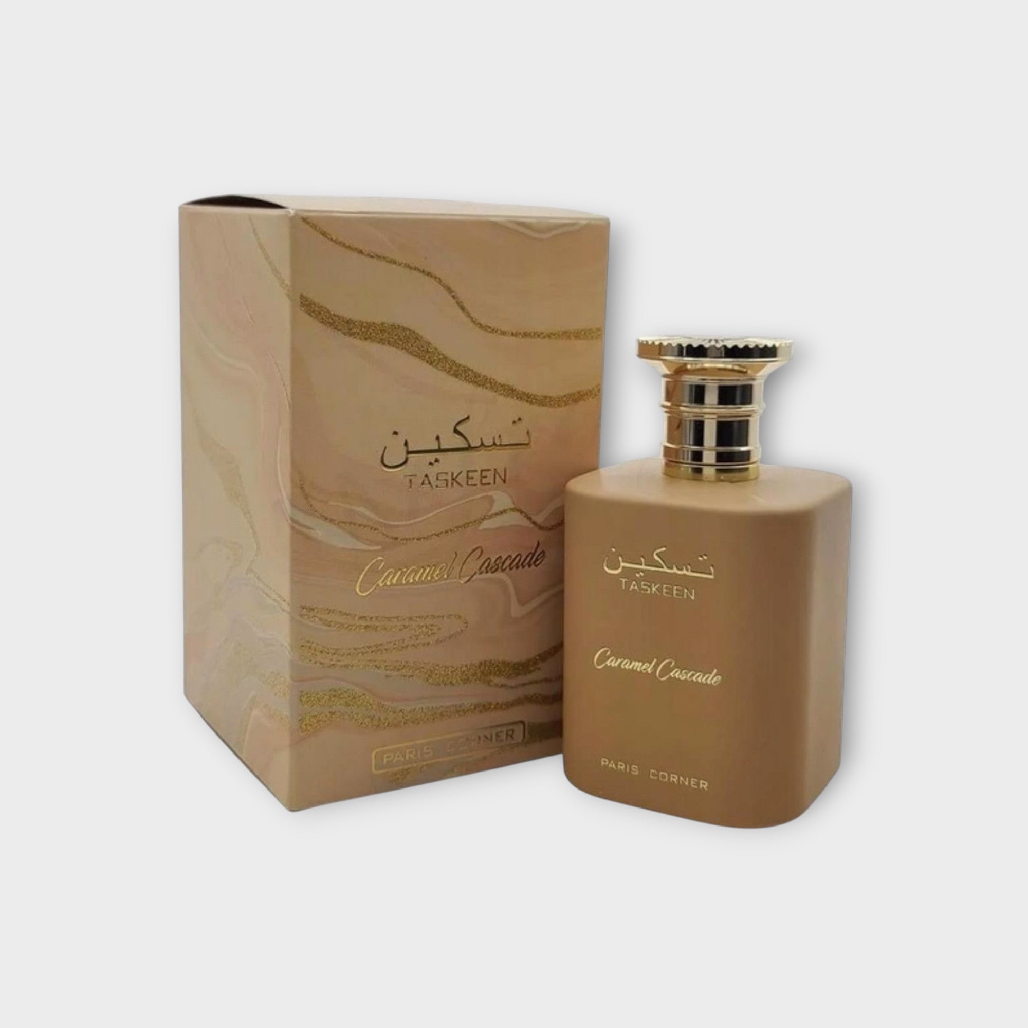 Paris Corner Taskeen Caramel Cascade EDP 100 ml - Perfumy Unisex w Nutach Karmelu