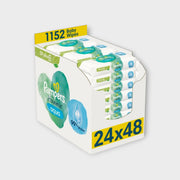 Chusteczki Nawilżane Pampers Harmonie Aqua 24x48szt - nawilżająca pielęgnacja skóry