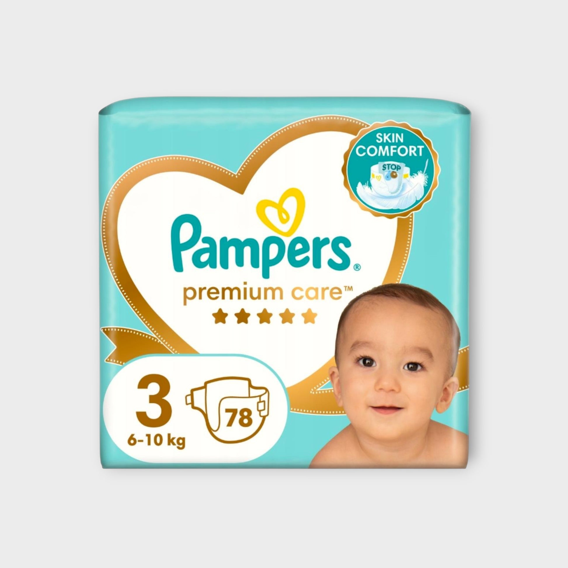 Pampers Premium Care Pieluszki dla Maluchów 3 Midi (6-10 kg), 78 Szt.