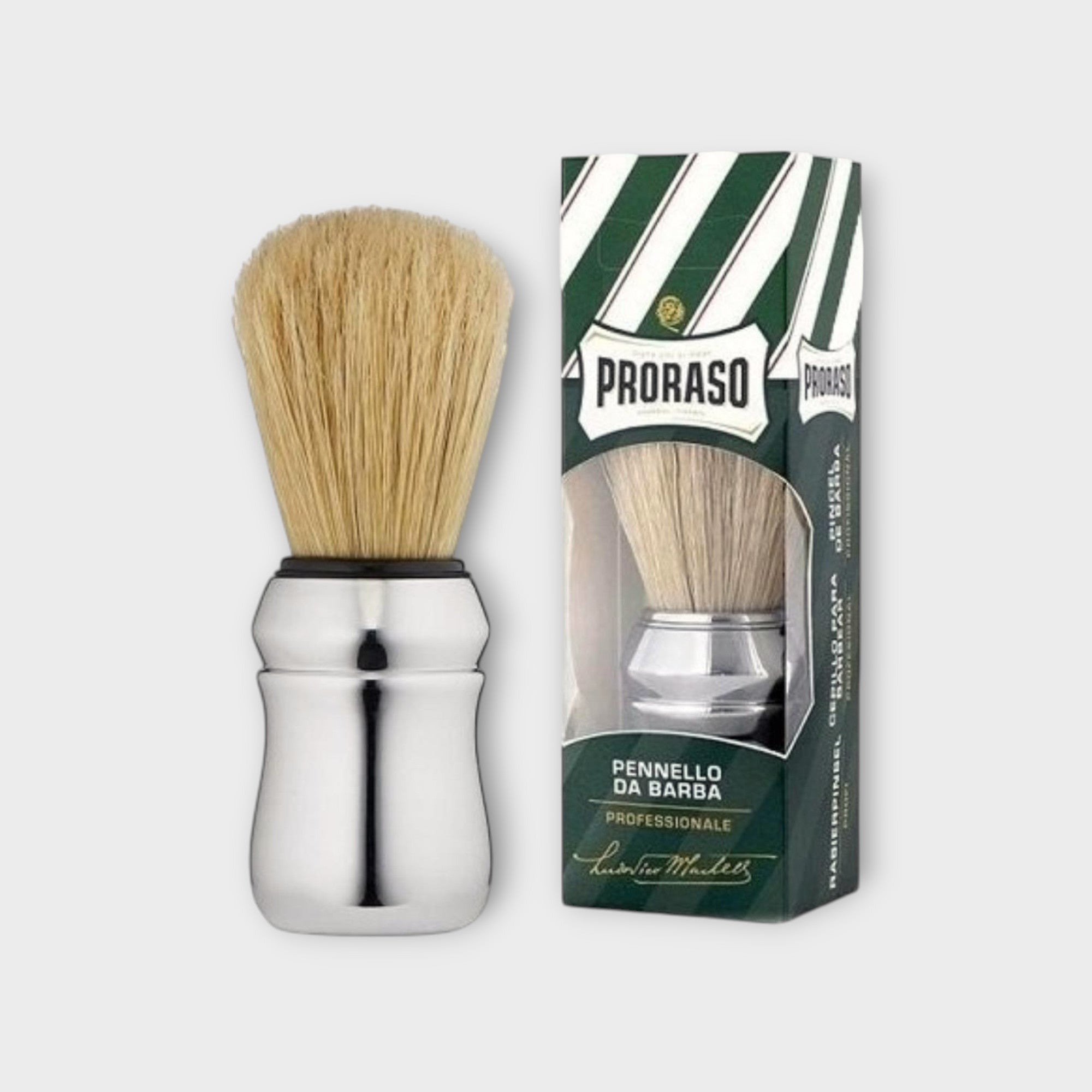 Pędzel Proraso do golenia, profesjonalny barberski z naturalnego włosia