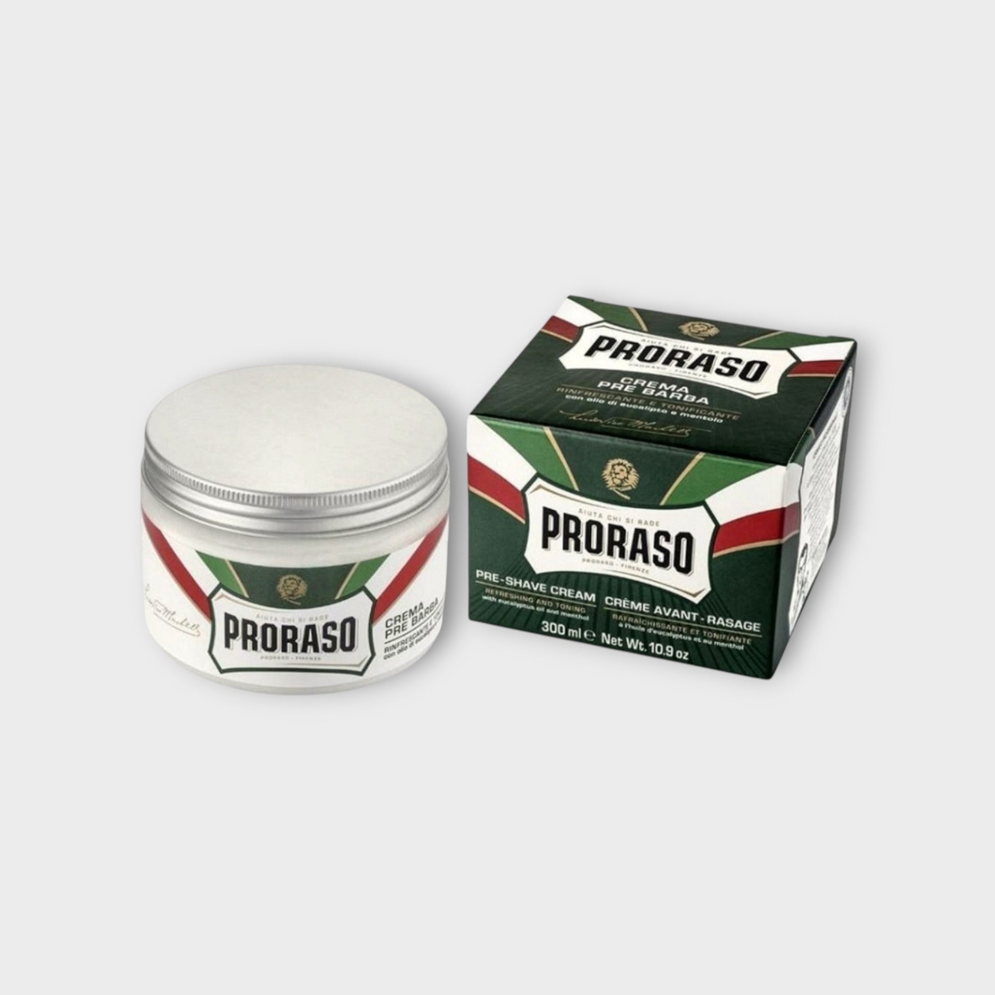 PRORASO Pre-Shave krem przed goleniem z mentolem i eukaliptusem 300 ml