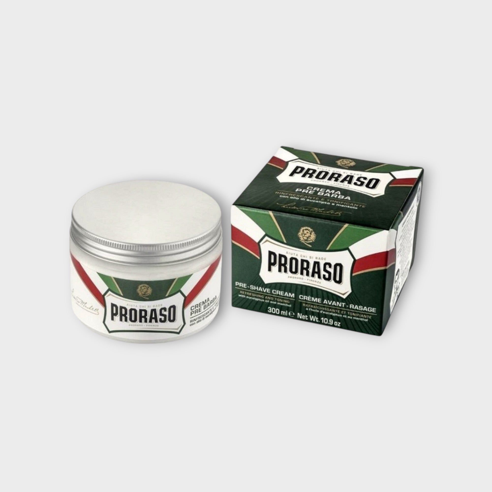 PRORASO Pre-Shave krem przed goleniem z mentolem i eukaliptusem 300 ml