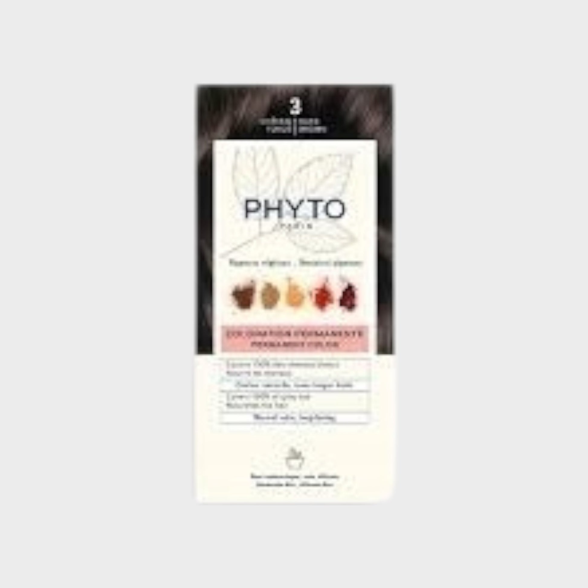 Farba do włosów Phyto Color 3 Ciemny Kasztan bez amoniaku