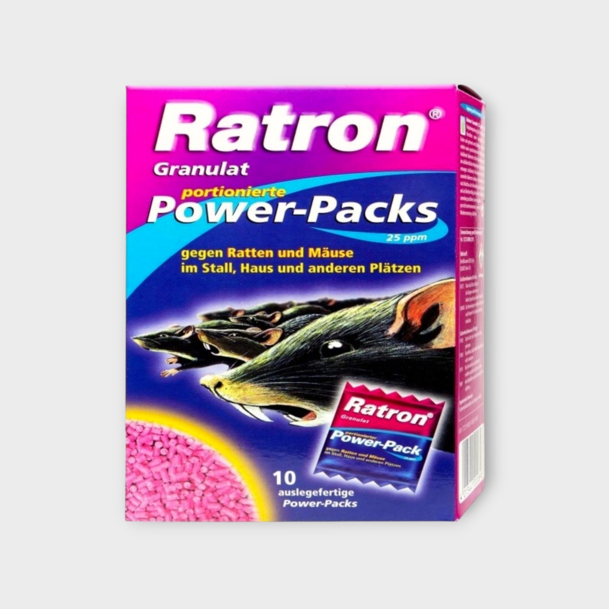 Ratron Granulat Power-Packs 25 PPM 400 g - Ochrona Przed Komarami